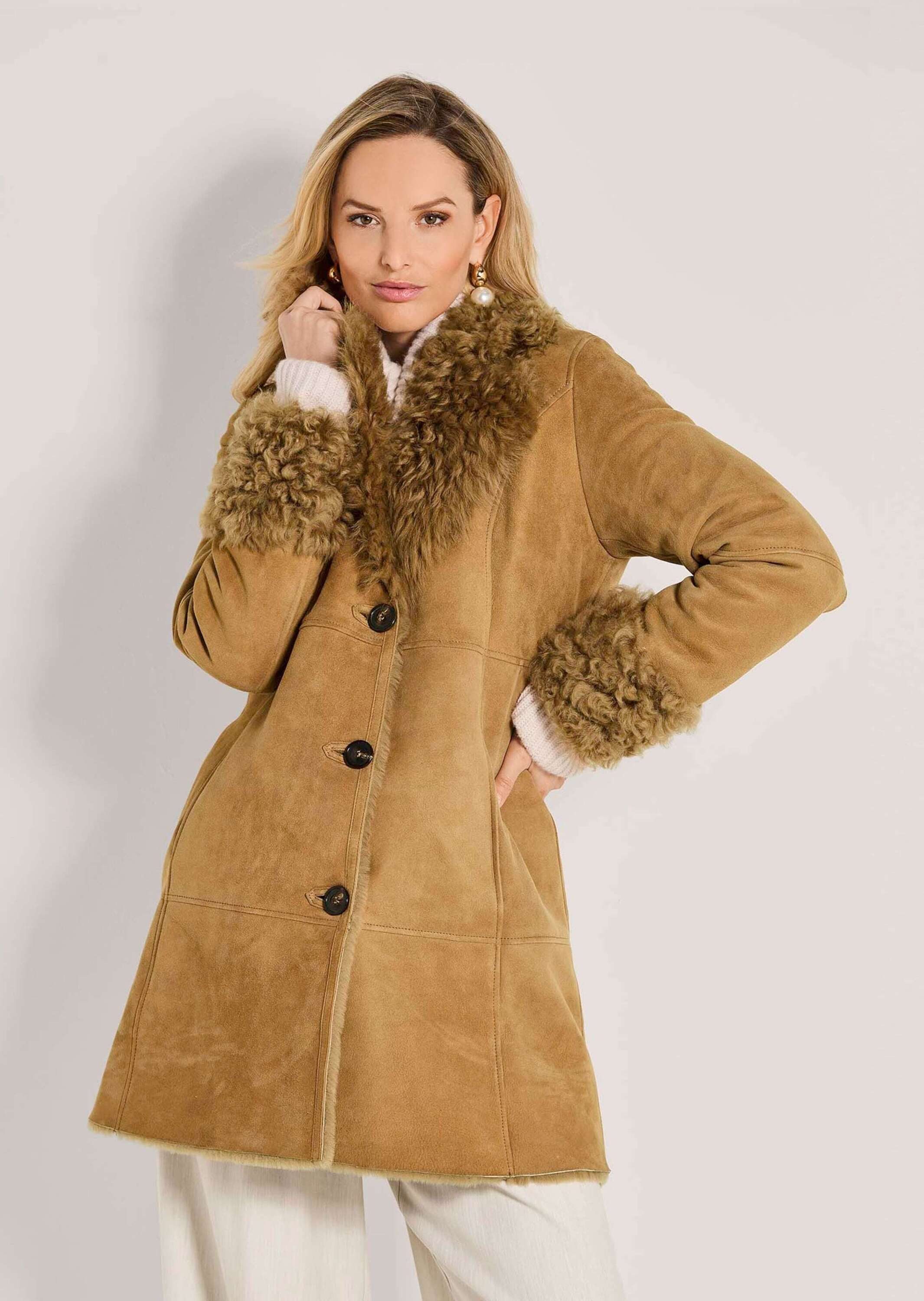 MADELEINE Kurzmantel Luxuriöser Wintermantel für kalte günstig online kaufen