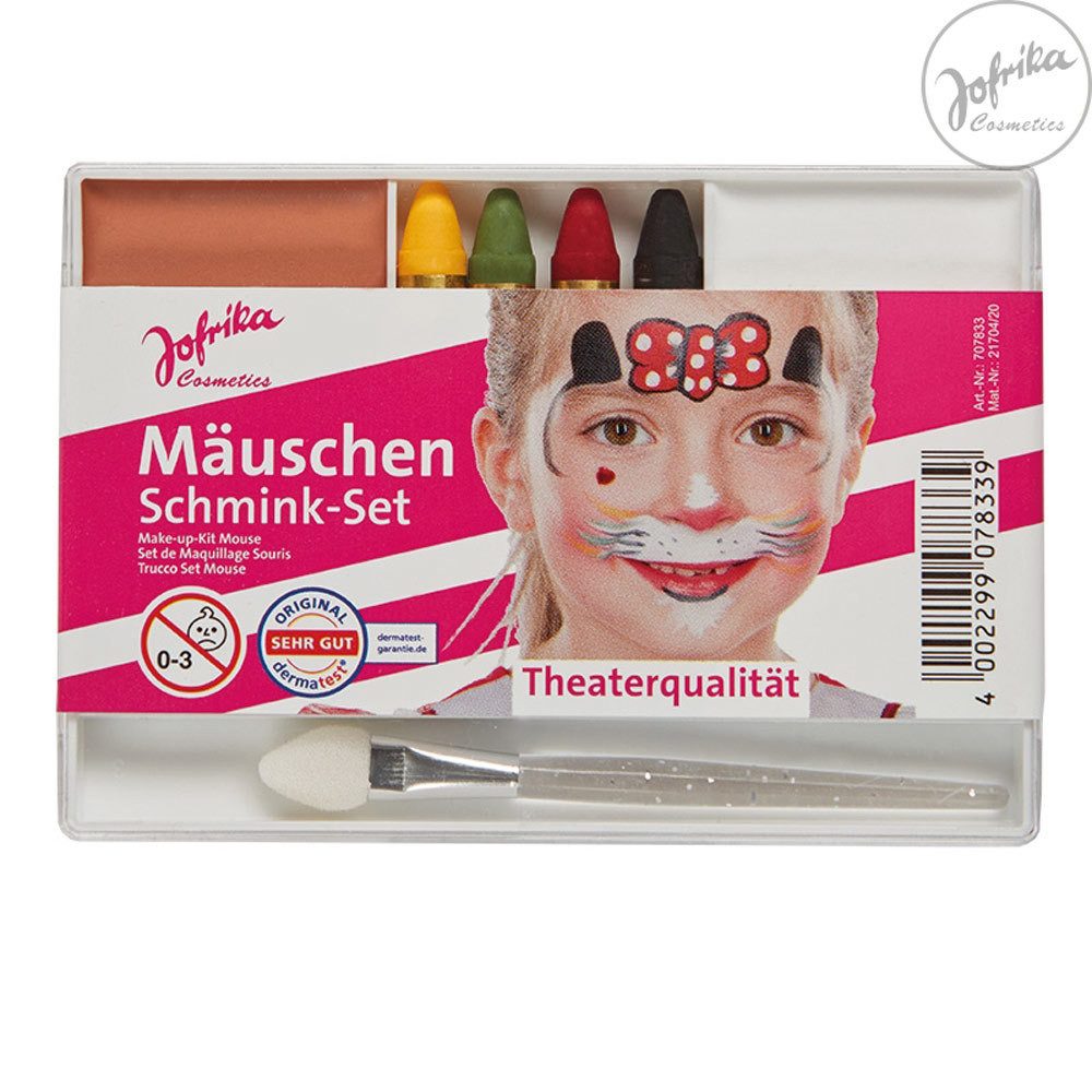 jofrika Schmink-Set Jofrika Karneval Schmink-Set 'Mäuschen' 707833, T