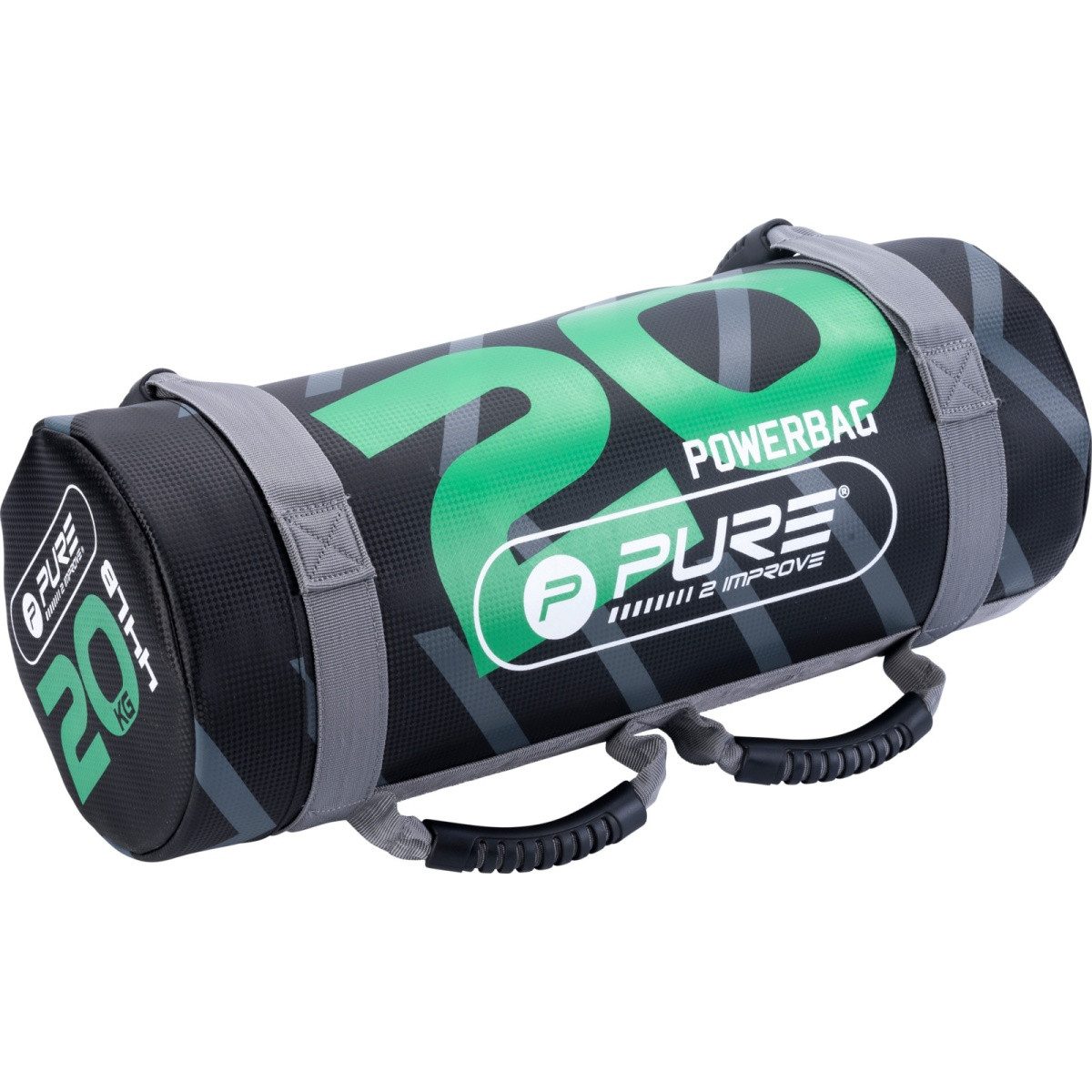 Trainingshilfe Fitness Powerbag 20,0kg - schwarz/grün