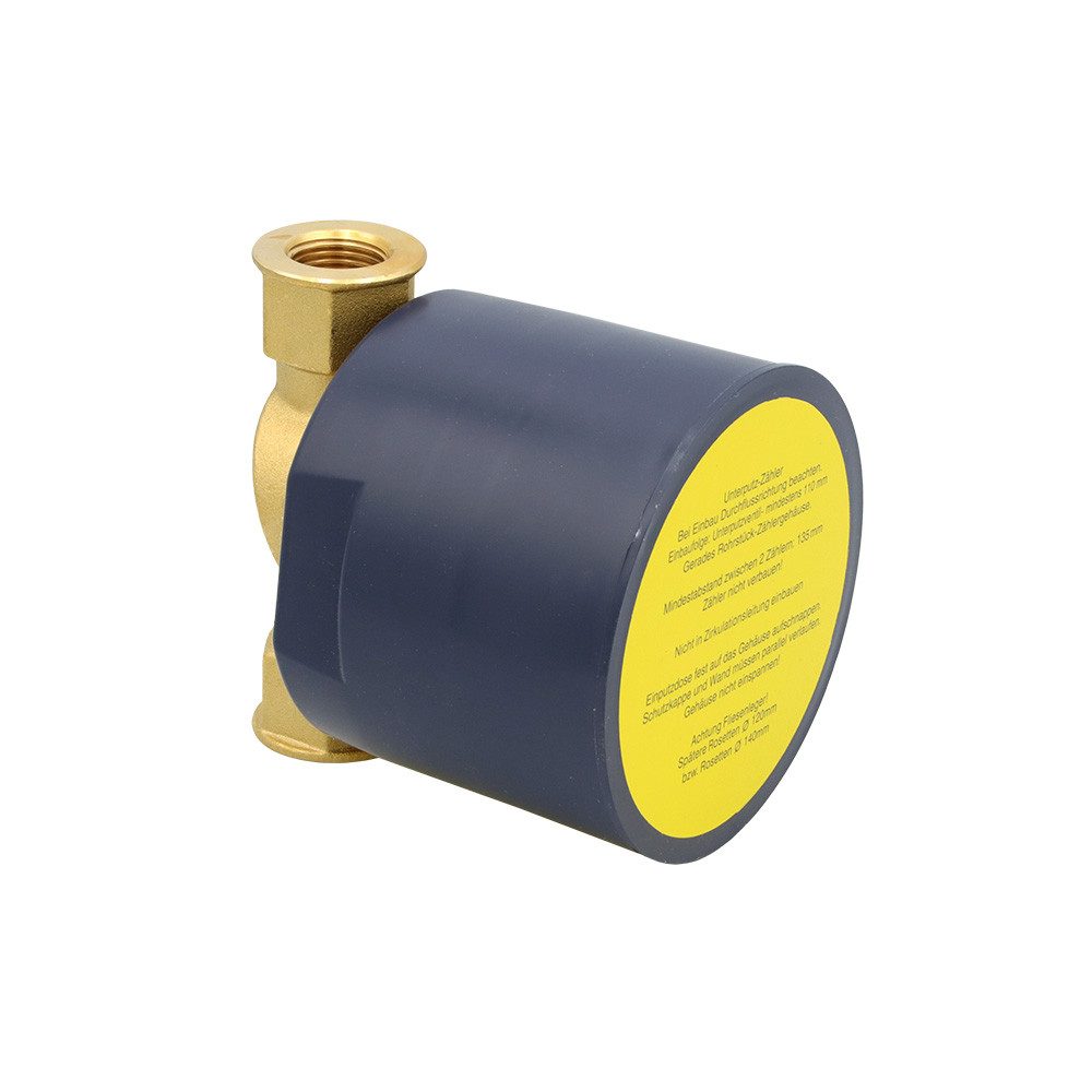 Wassergeräte Kaltwasserzähler Unterputzgehäuse 1/2" IG 110mm