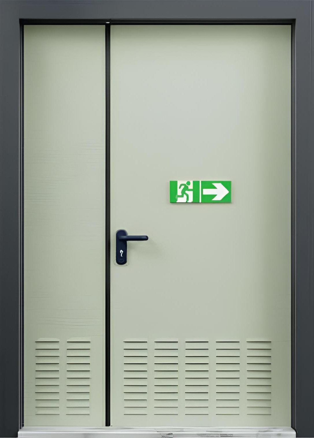 Xlmoebel Brandschutztür Beige Brandschutztür Designer Fluchttüren Notausgangstüren, Made in Europa