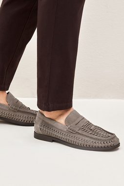 Next Slipper in Flechtoptik aus Leder Loafer (1-tlg)