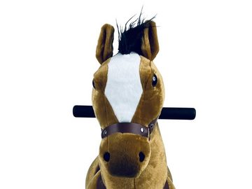 TPFLiving Reittier Pferd Brandy - Größe S - Farbe: braun, Schaukeltier für Kinder ab 3 bis 6 Jahren - Sitzhöhe: 53 cm