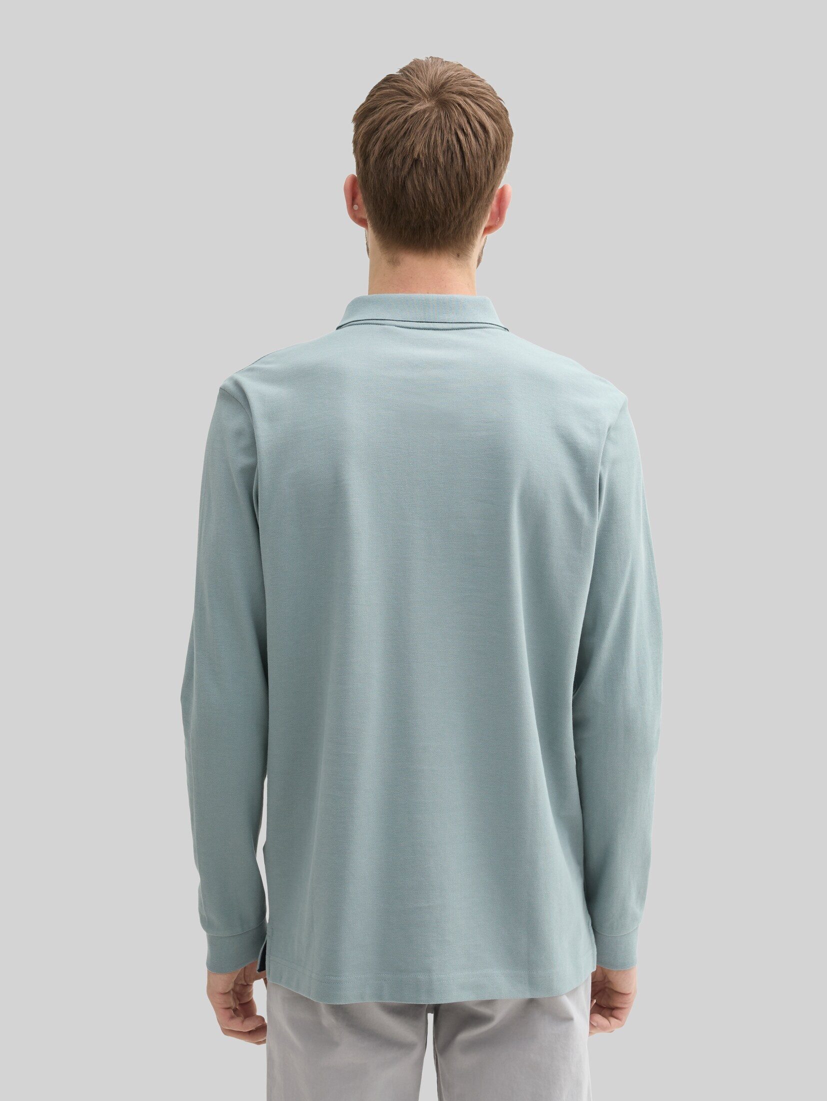 TOM TAILOR Langarm-Poloshirt Poloshirts Langarm Piqué Poloshirt