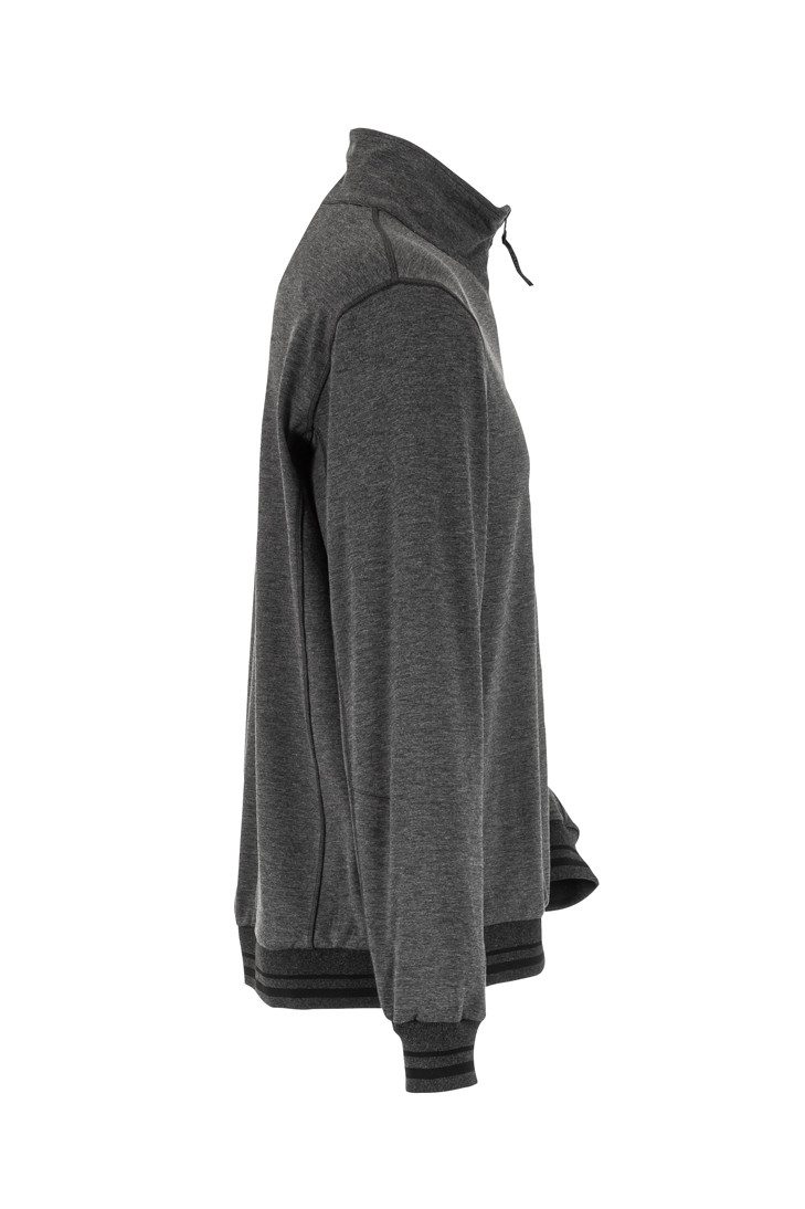 Planam Troyer PLANAM Herren Match Troyer OUTDOOR Zip-Kragen Grau