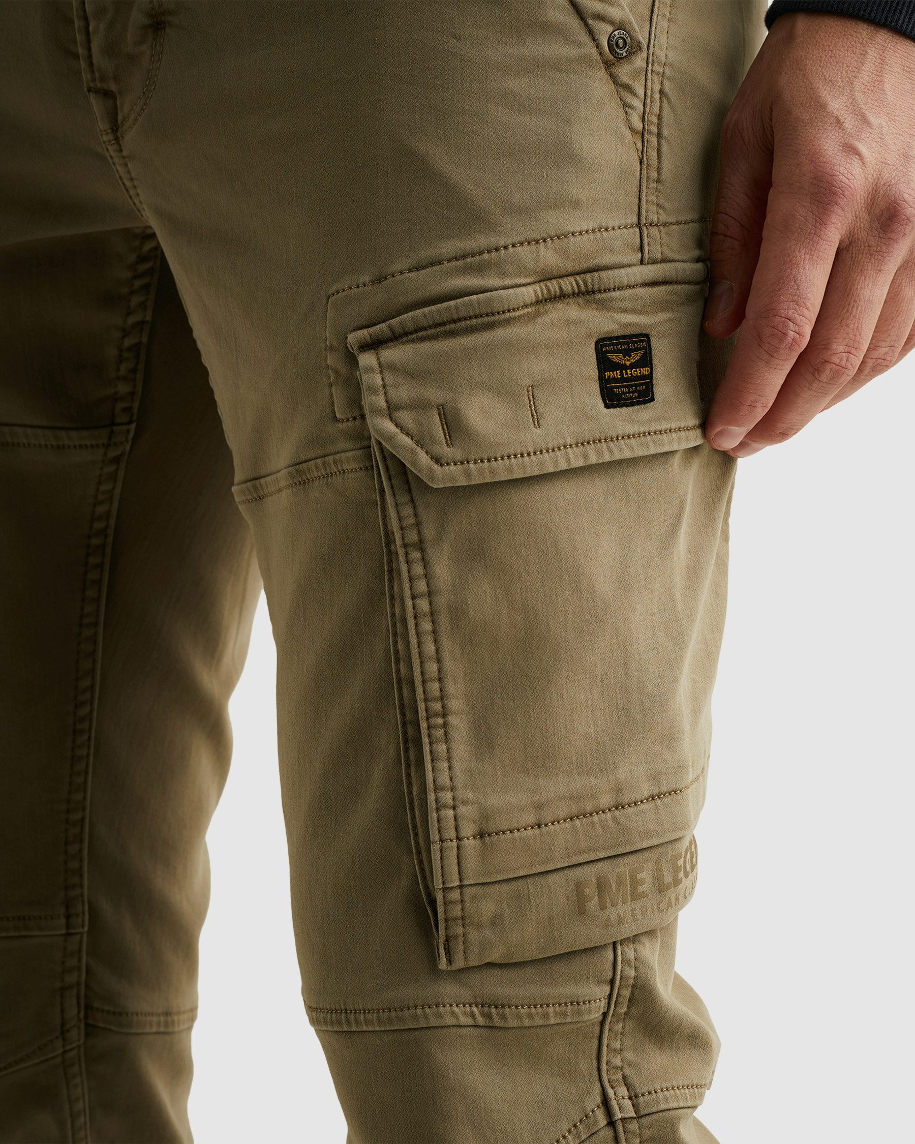 PME LEGEND Cargohose EXPEDIZOR Relaxed Fit, Bund mit Kordelzug