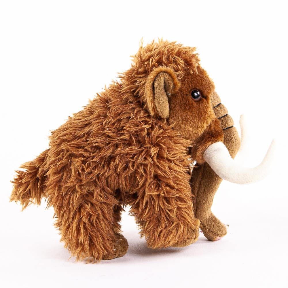 Teddys Rothenburg Kuscheltier Mammut klein braun stehend 23 cm Plüschmammut (Stofftier, Plüschtier, Stoffmammut)