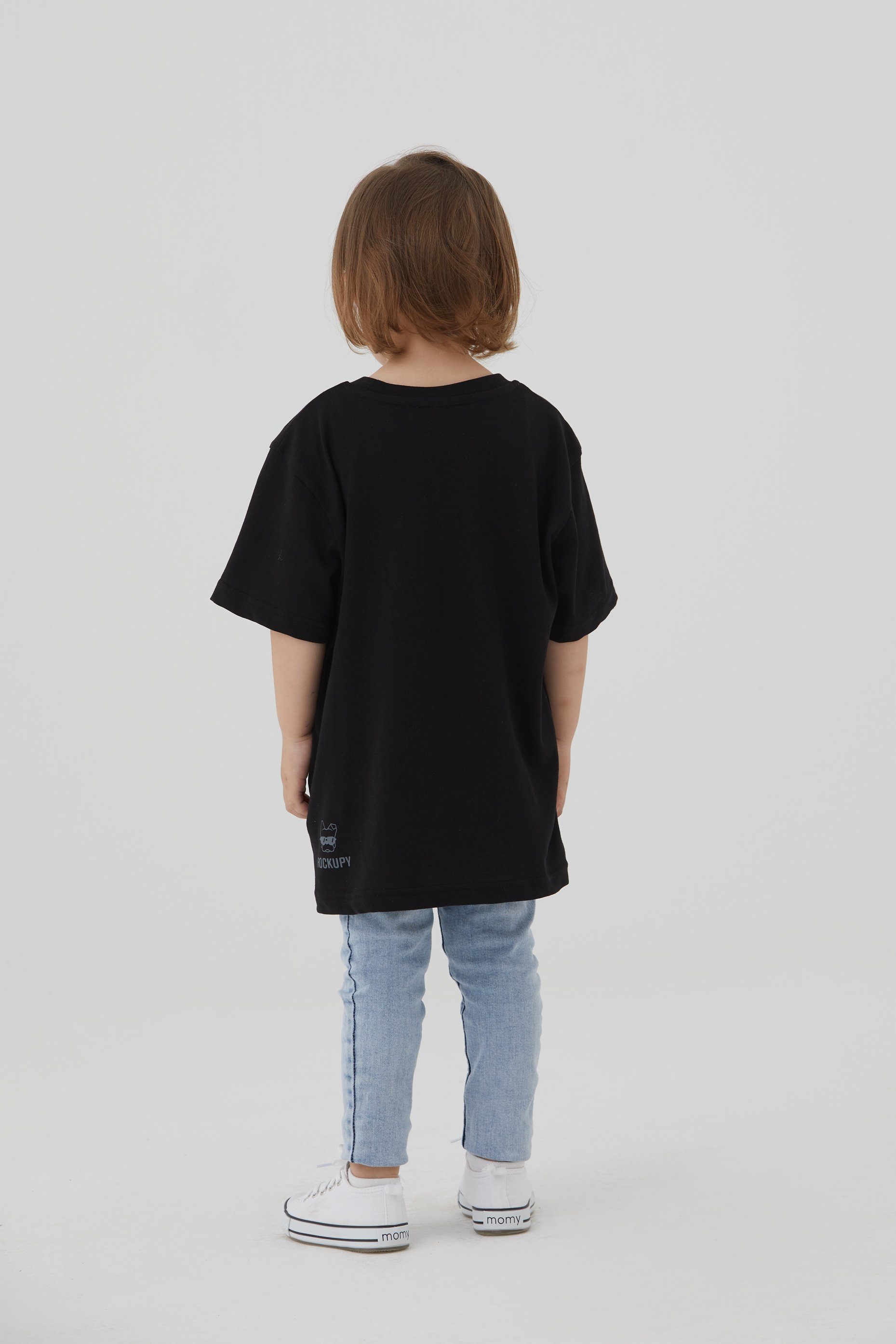 Kinder für "Quoc" schwarz Rockupy T-Shirt