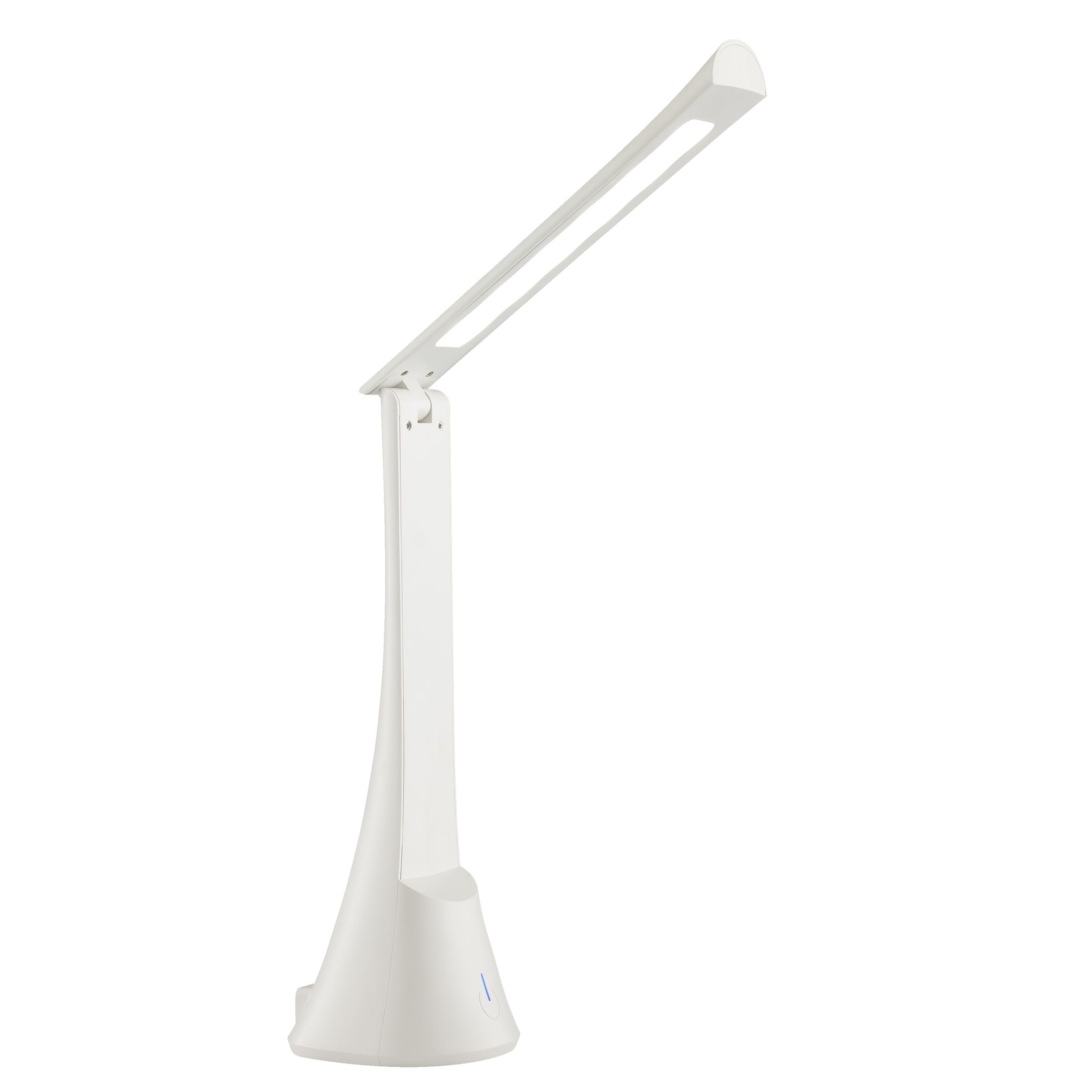 Lightbox Tischleuchte, LED fest integriert, Kaltweiß, LED Akku Tischlampe, 37 cm, 350 lm, 5500 K, Touchdimmer, USB, weiß