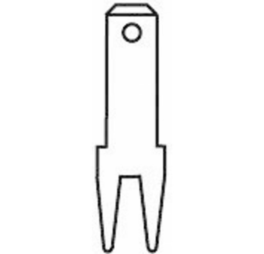Thumbnail - Vogt Verbindungstechnik Flachsteckhülse Vogt Verbindungstechnik 3785a05.68 Steckzunge Steckbreite: 2.8 mm Ste, 3785a05.6...