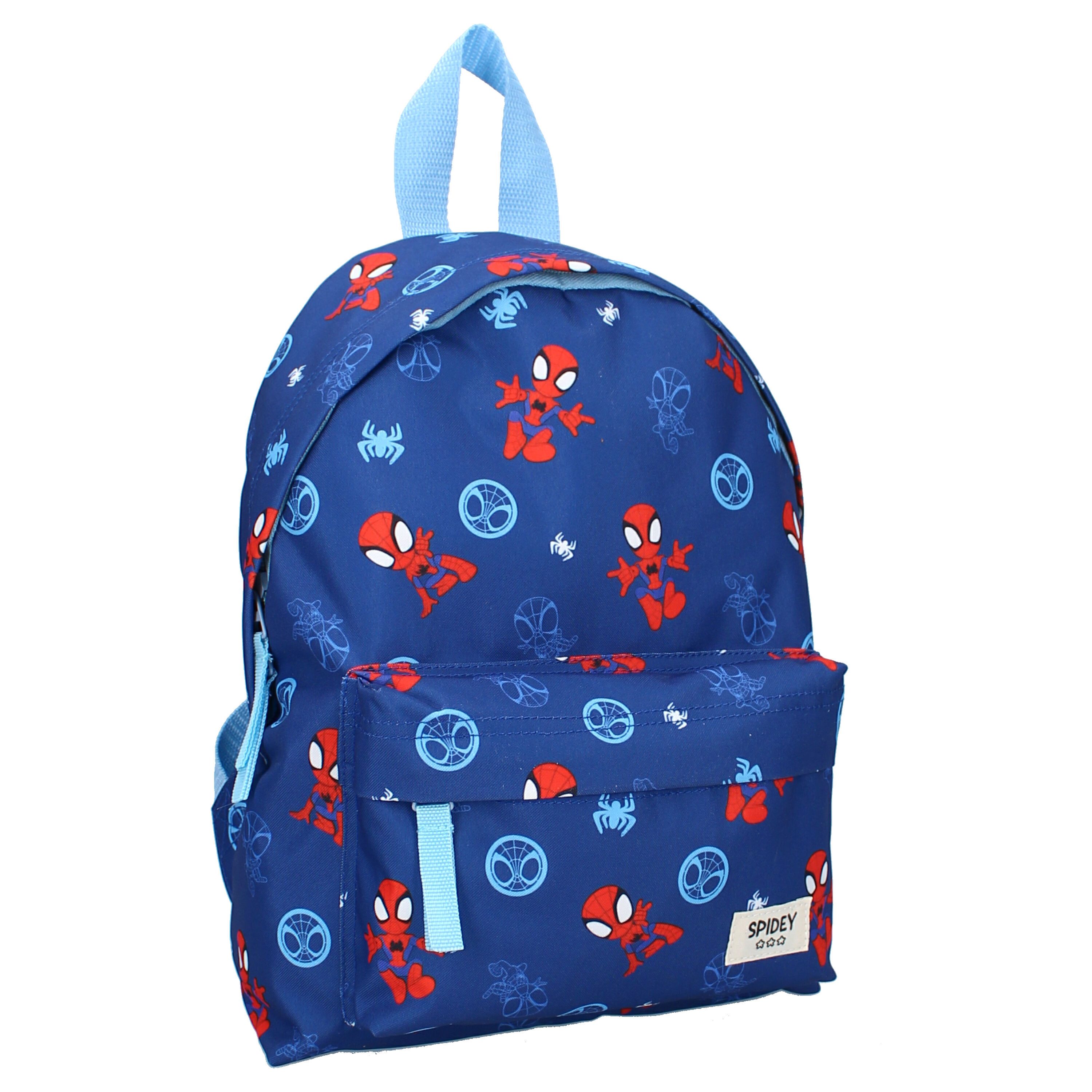 MARVEL Kinderrucksack Marvel Spiderman Spidey Kinder Kita Rucksack Gr. 31 x 22 x 9 cm