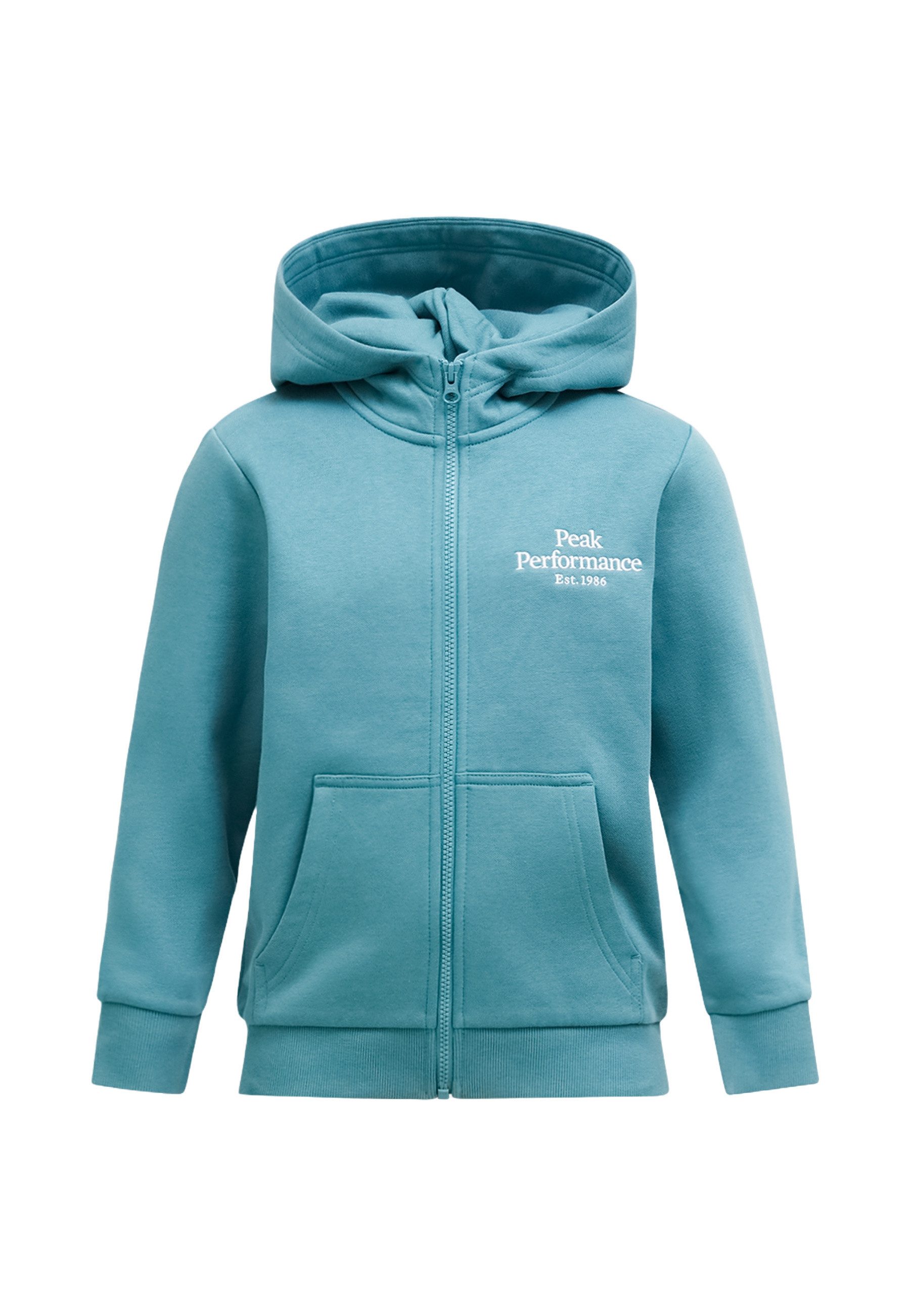 Peak Performance Kapuzensweatshirt Jr Original Zip Hood mit Kapuze