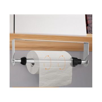 Coonoor Küchenrollenhalter ohne Bohren Schrank Edelstahl Papierrollenhalter mit Dämpfungseffekt