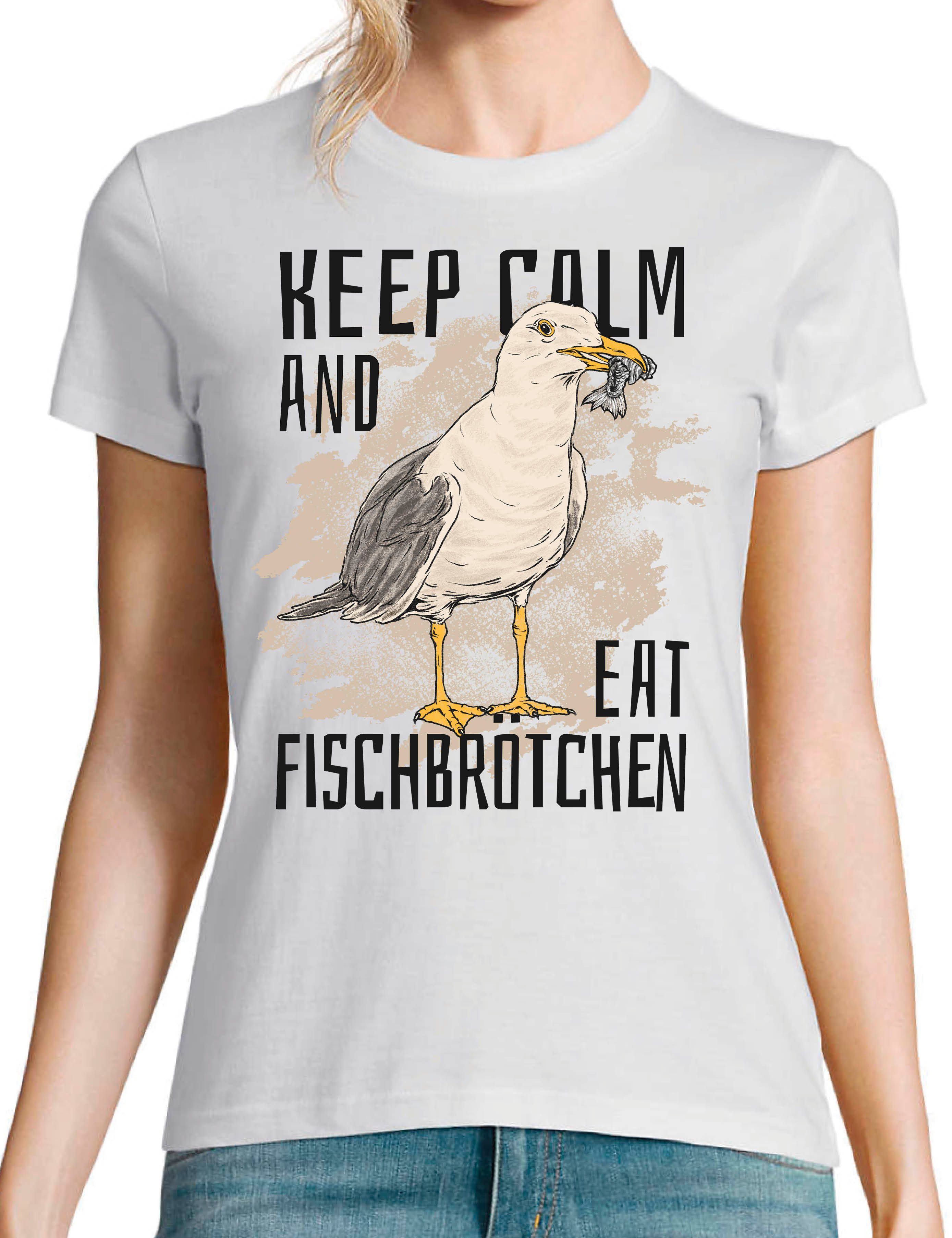 T-Shirt Damen T-Shirt "Fischbrötchen" Streetfood