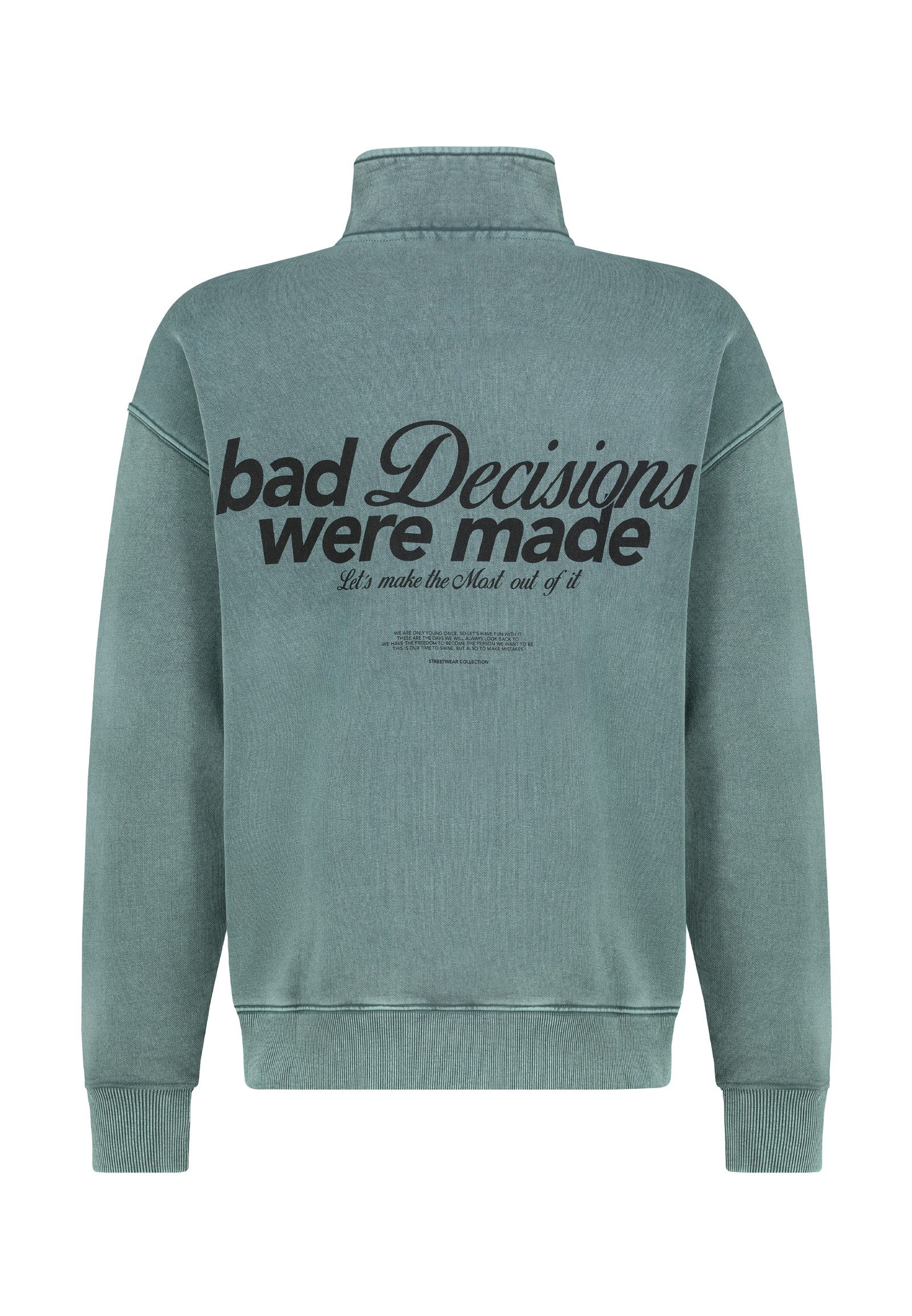 SUBLEVEL Sweatshirt Herren Pullover langarm mit Stehkragen Sweater, Sweatpu günstig online kaufen