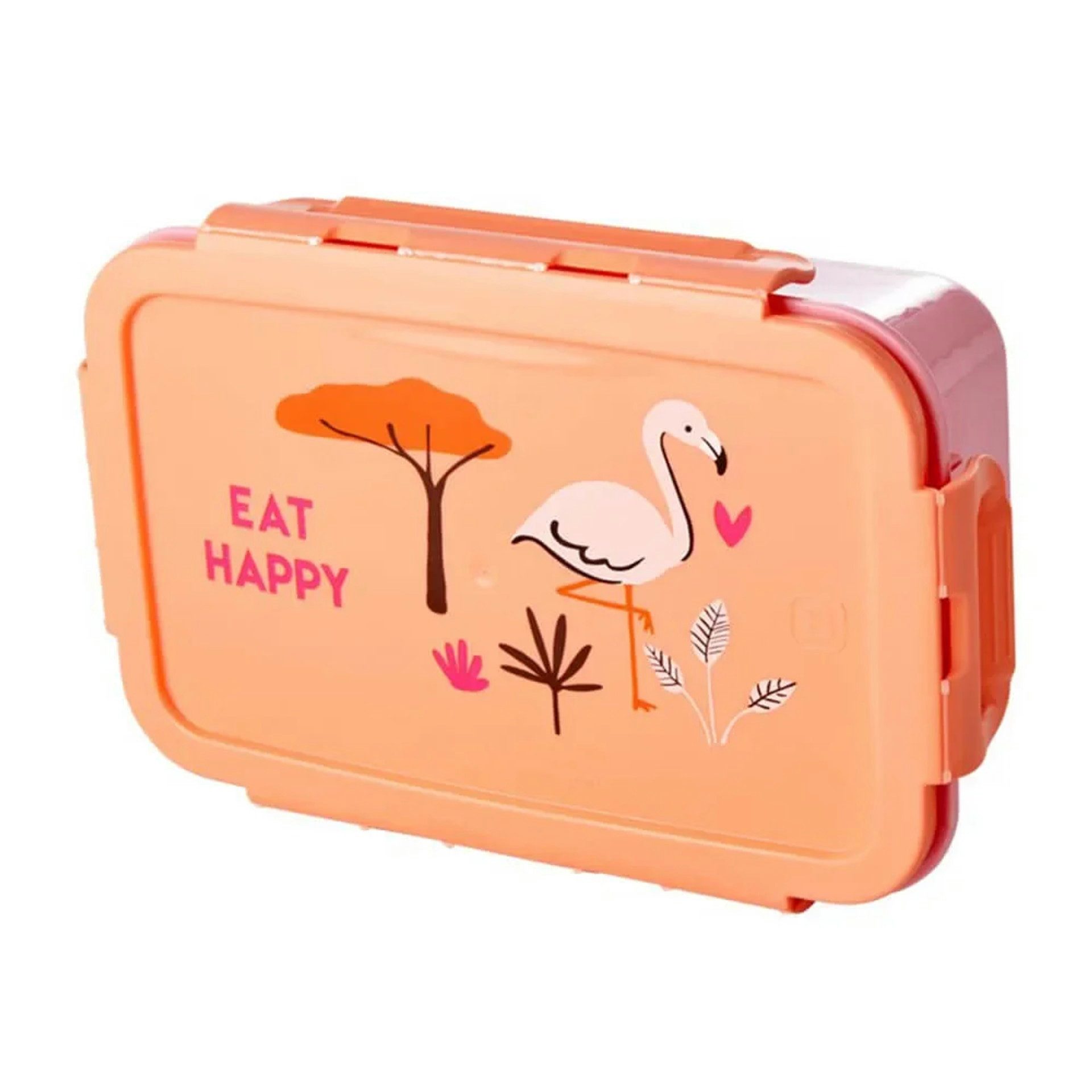 rice Backmatte Rice Brotdose groß Flamingo