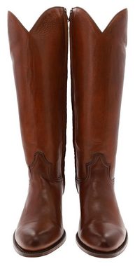 Sendra Boots 17384 Braun Stiefel Rahmengenähte Damen Lederstiefel