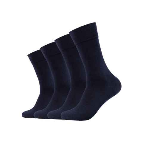Camano Socken (Packung, 4er-Pack) mit atmungsaktiver Baumwolle