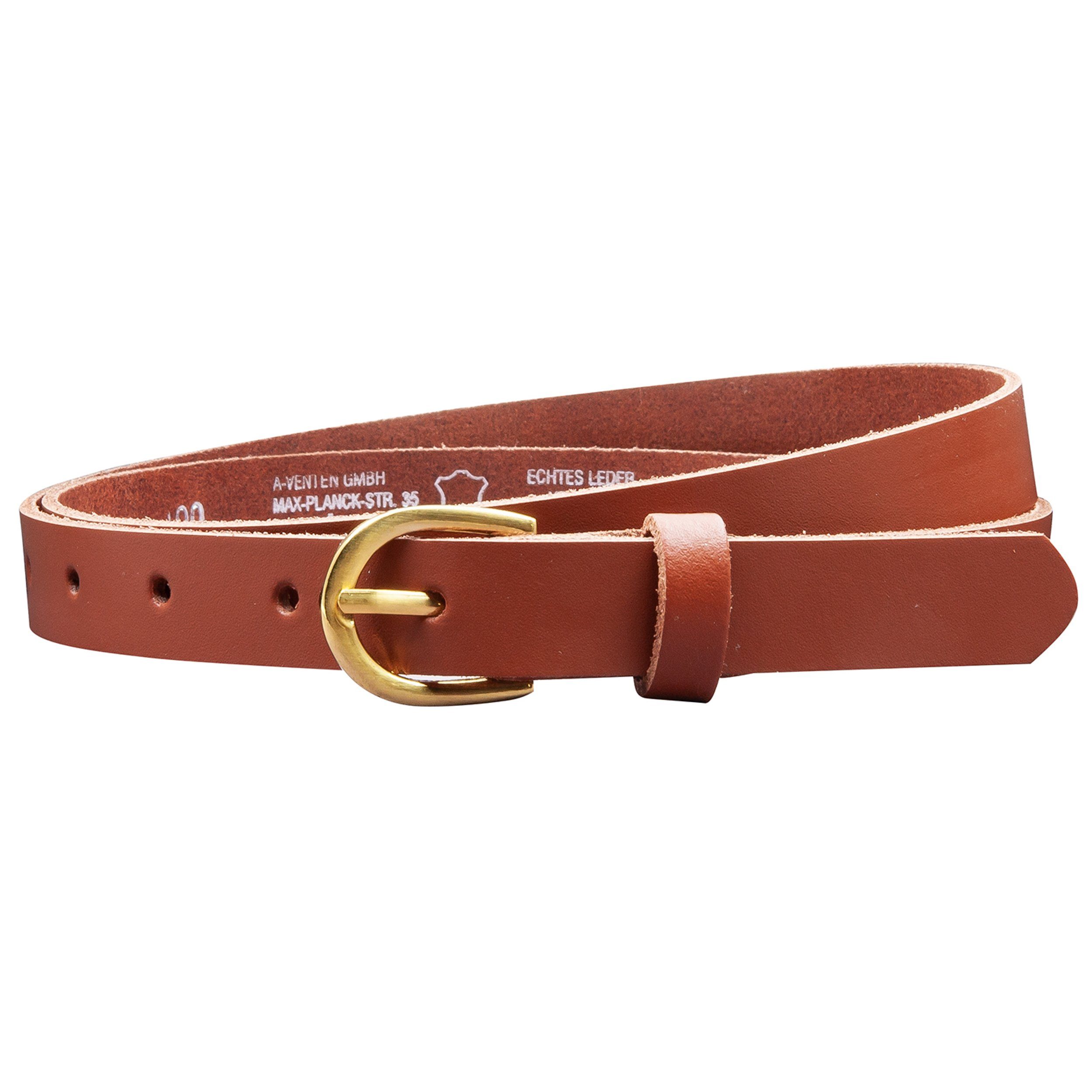COLOGNEBELT Ledergürtel OM110-SL-Cognac MADE IN GERMANY, Cognac Kürzbar, 10 günstig online kaufen