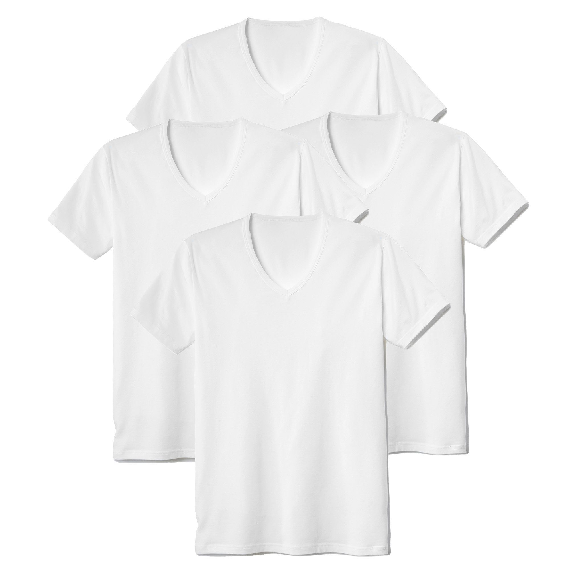 T-Shirt Herren T-Shirt 4er Pack Baumwolle