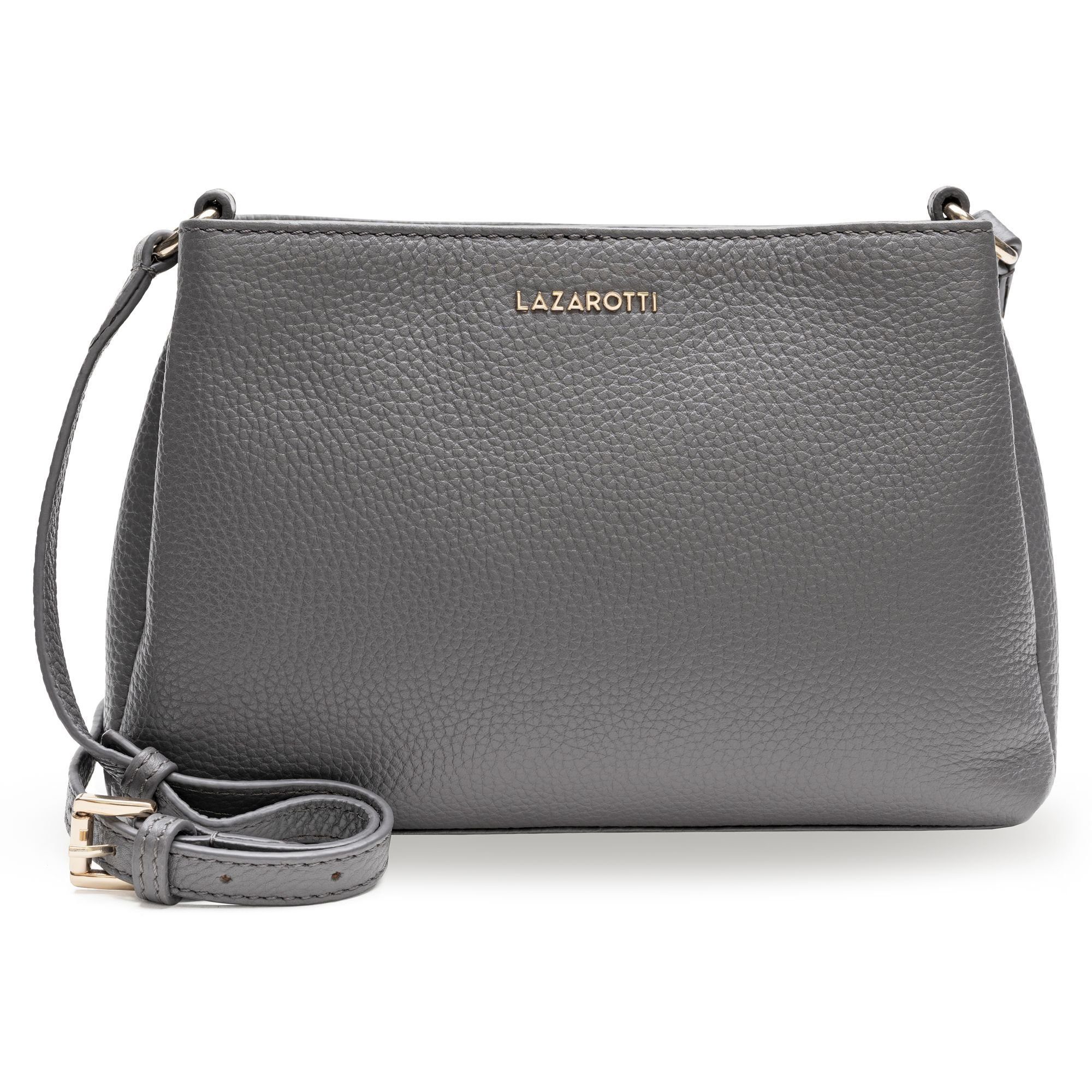 Lazarotti Umhängetasche Bologna Leather, Leder