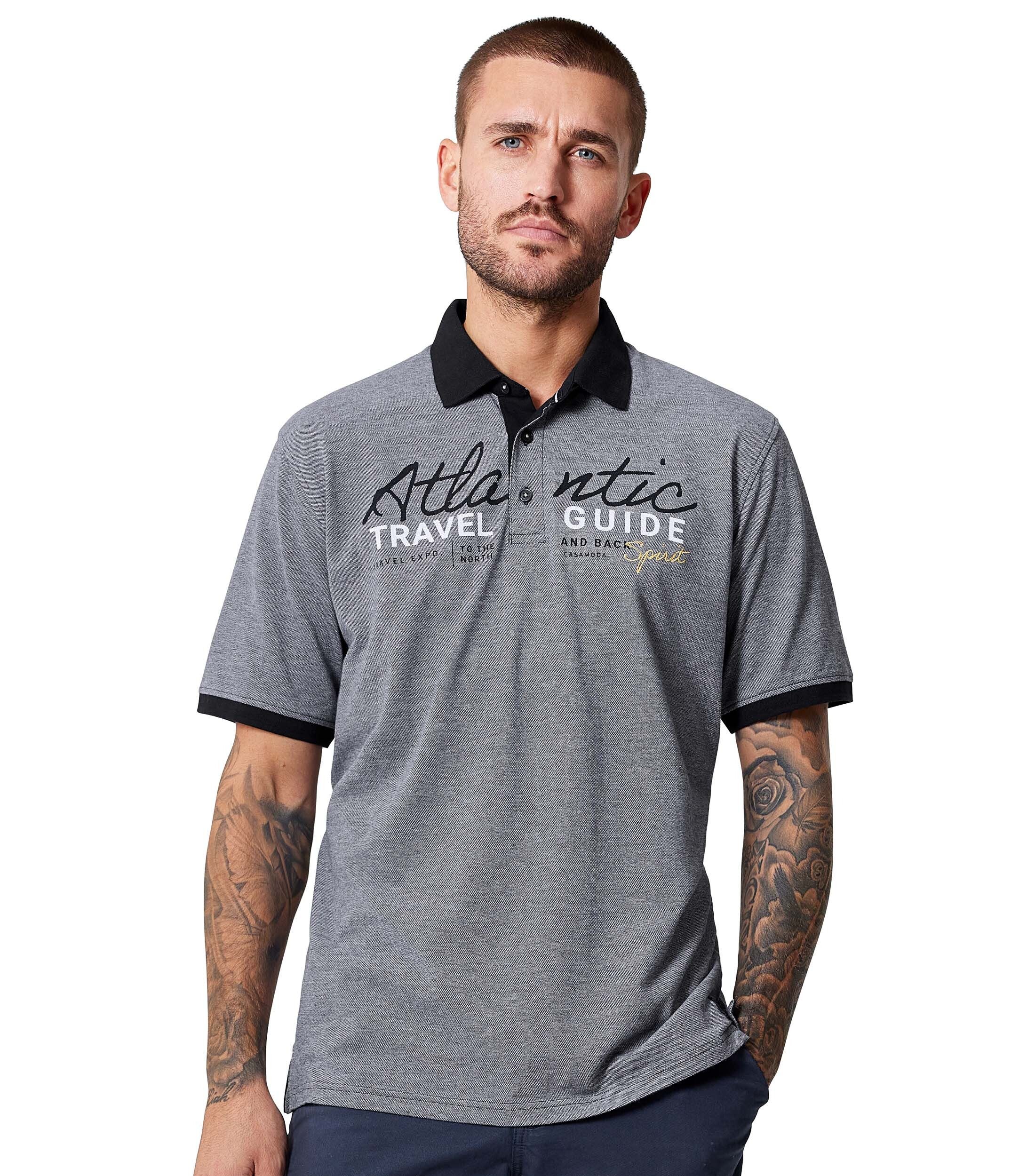 Poloshirt CASAMODA Polo-Shirt uni
