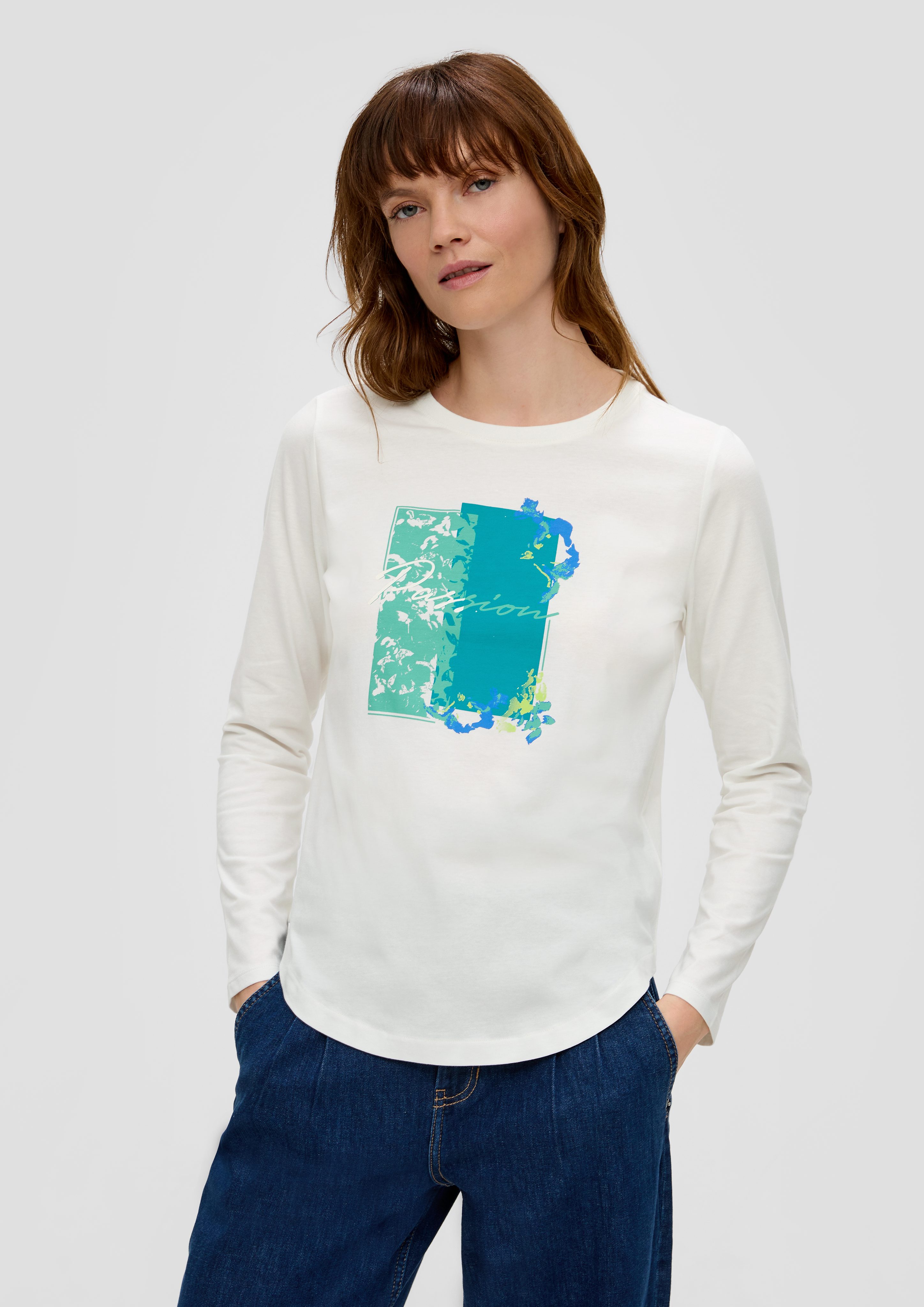 Langarmshirt Longsleeve mit Frontprint