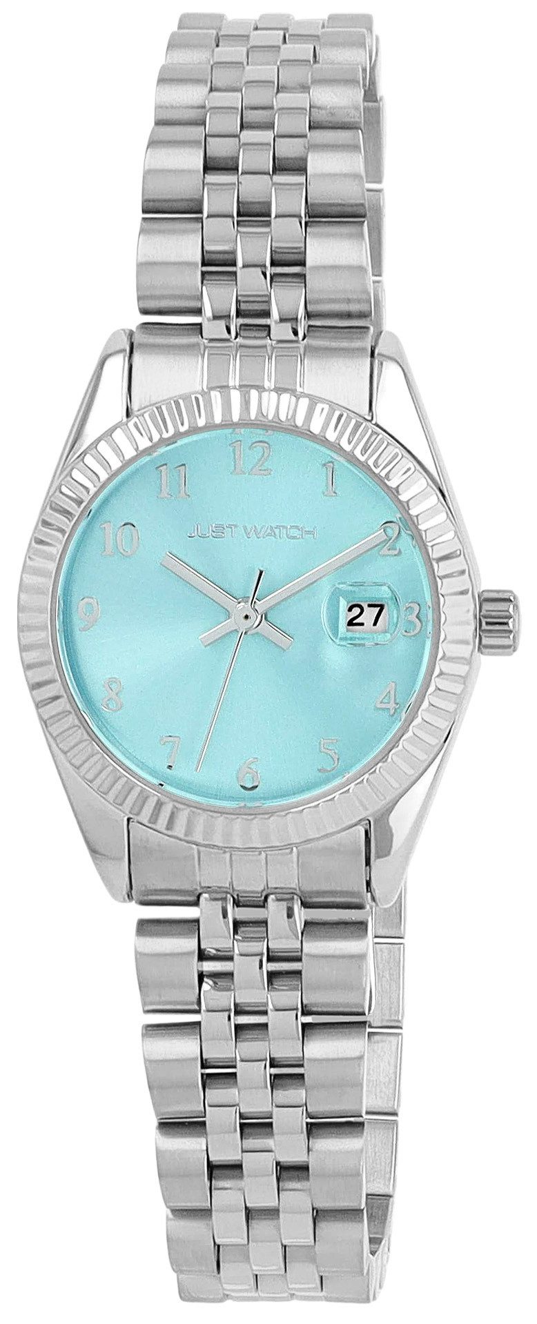 Just Watch Quarzuhr JW10250 Mit Edelstahl Gliederarmband, Datumsanzeige, D 27 mm, 5