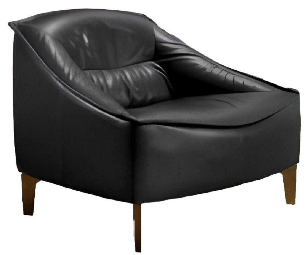 Loungesessel Eleganter Relaxsessel aus hochwertigem Leder