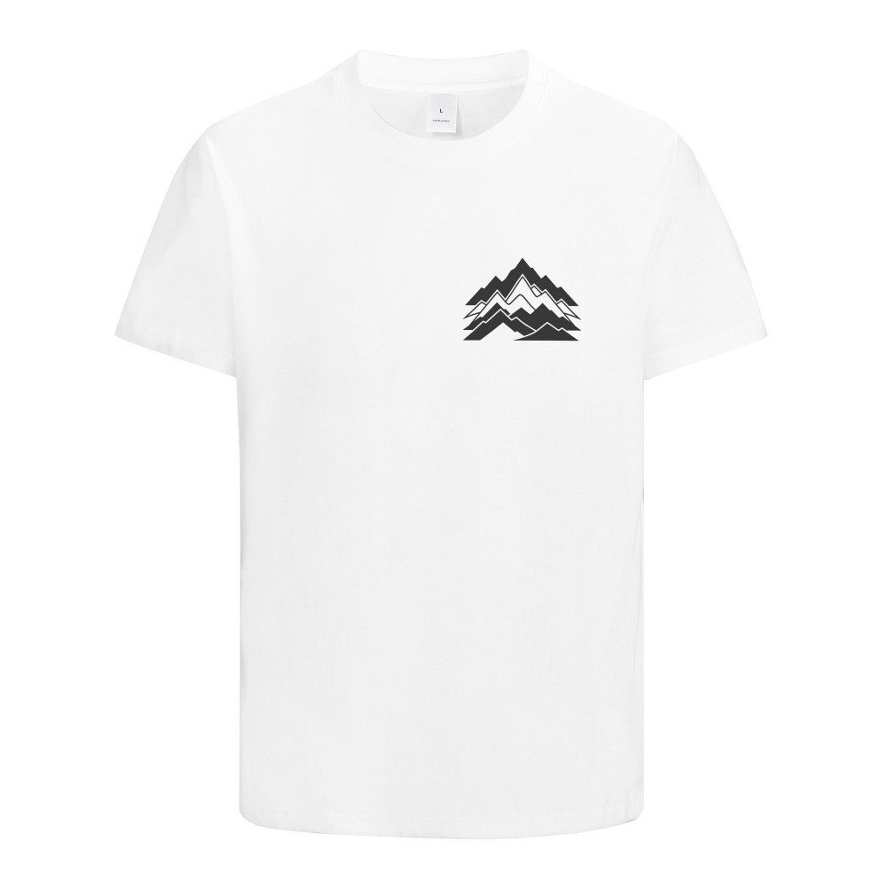 HUSK'SWARE Print-Shirt (Kurzarm Rundhals Shirt, Baumwolle, Bequem) Herren T-Shirt mit Print – Modernes Design