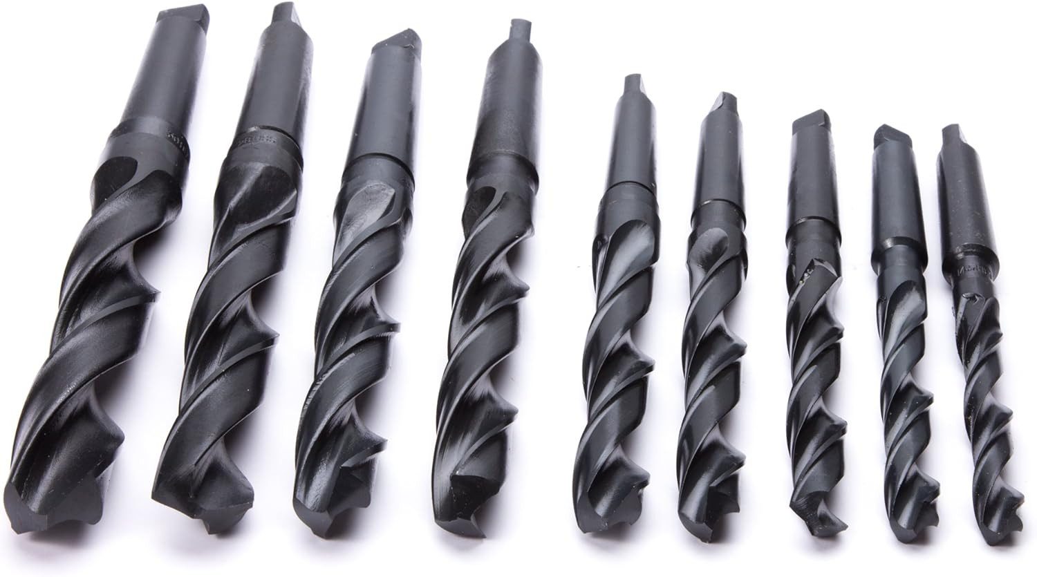 Falon-Tech Bohrersatz HSS Spiralbohrer Satz Metall Bohrer Set Bohrersatz 14,5-30mm MK2 MK3, (9-tlg)