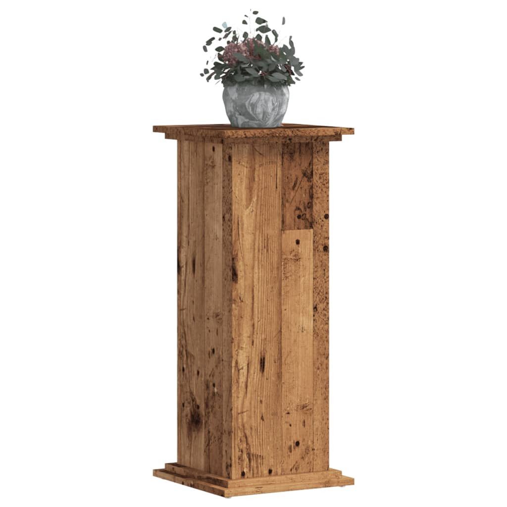 vidaXL Blumenständer Pflanzenständer Altholz-Optik 33x33x80 cm günstig online kaufen