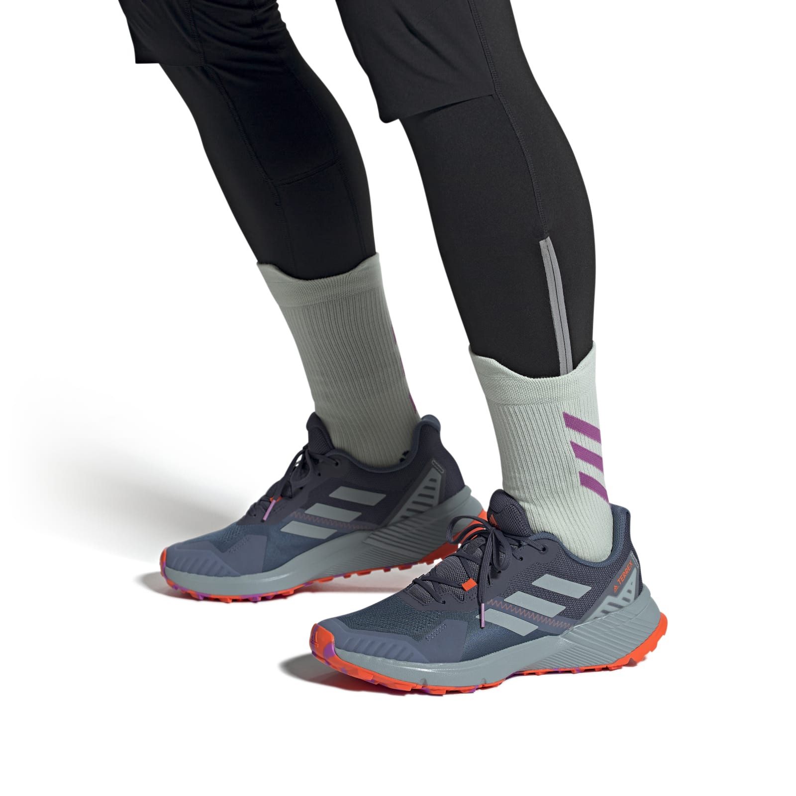 adidas Performance Terrex Soulstride (für lange Strecken) stahlgrau/orange günstig online kaufen