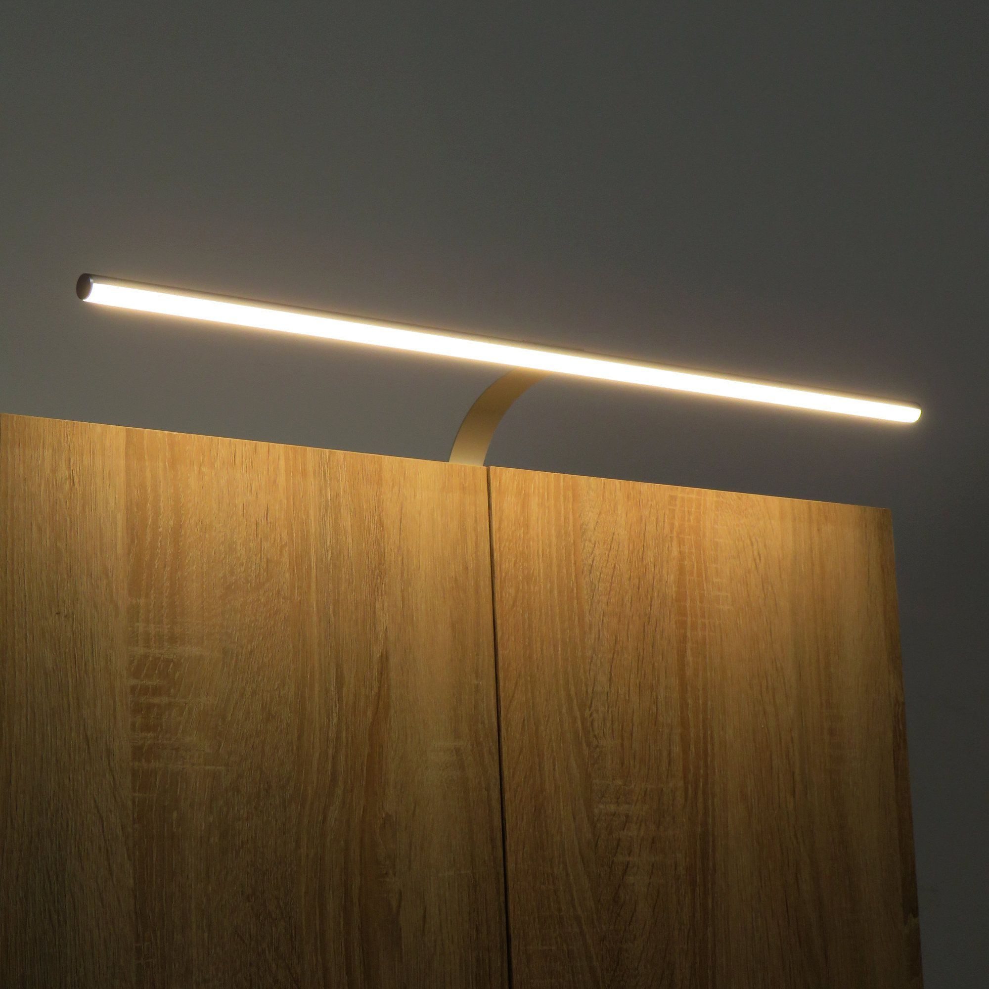 kalb Aufbauleuchte kalb LED Aufbauleuchte 60cm, dimmbar, 6W, 12V, mit Fußschalter, 1er Set warmweiß, warmweiß