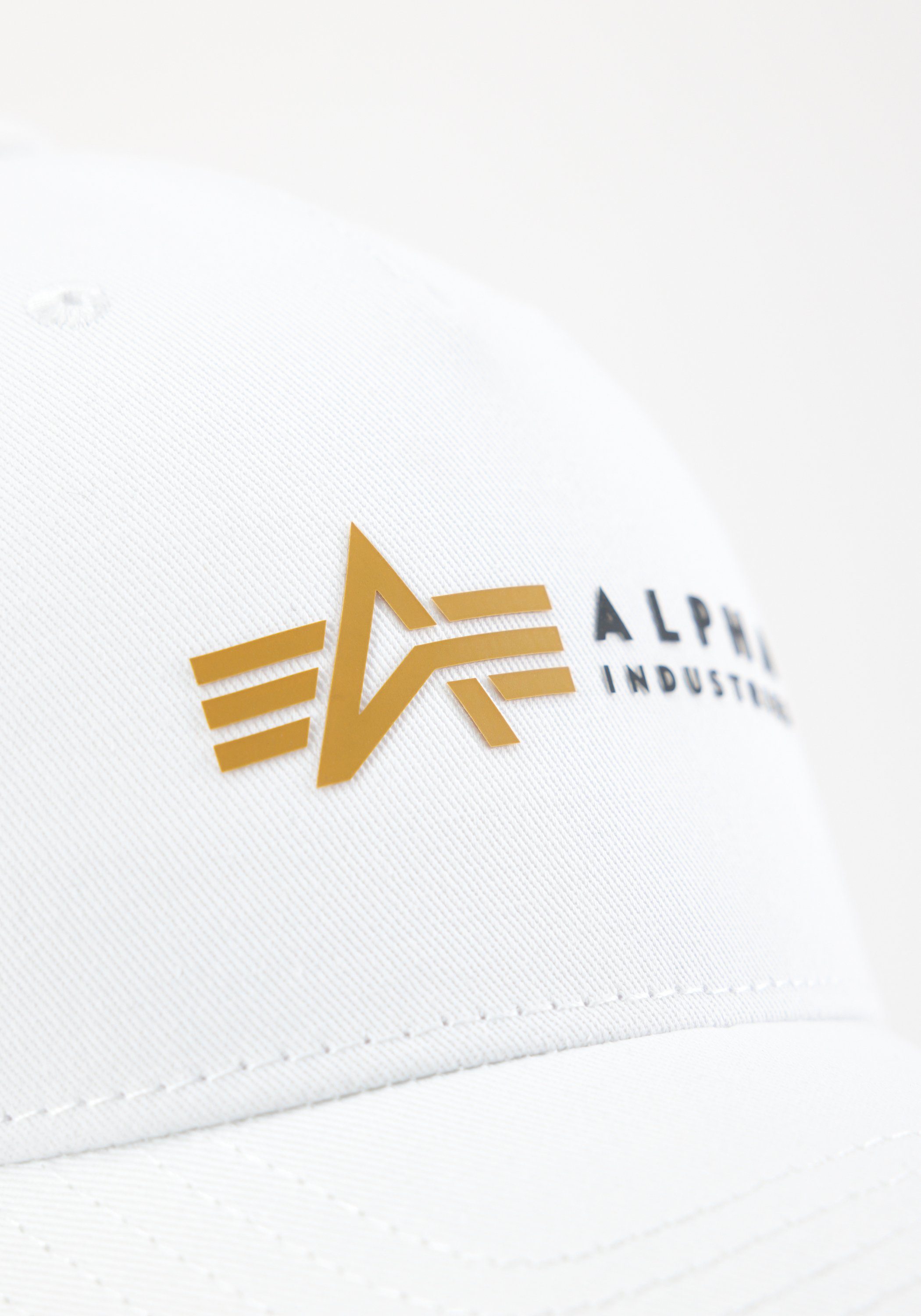 Alpha Industries Trucker Trucker Label Alpha Industries Headwear white - Alpha Cap Cap Accessoires