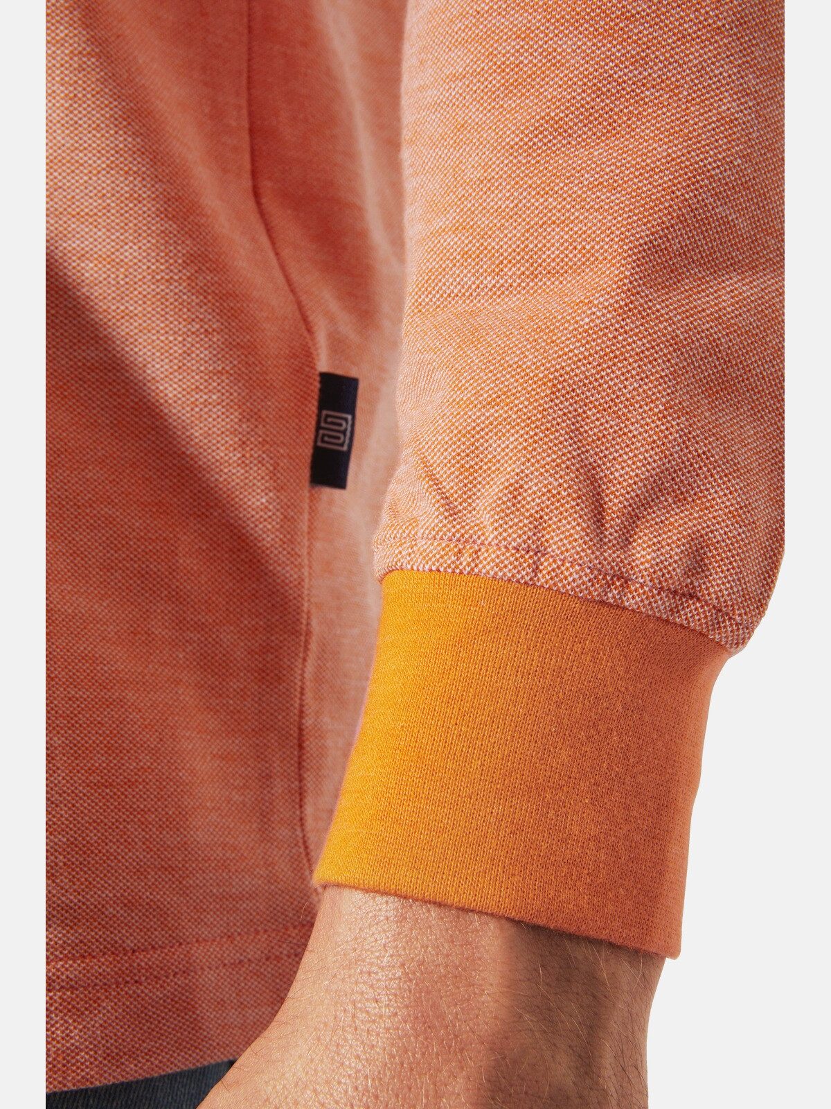 Babista Langarm-Poloshirt ULDOR in Melange-Optik – Bild 4 von 5