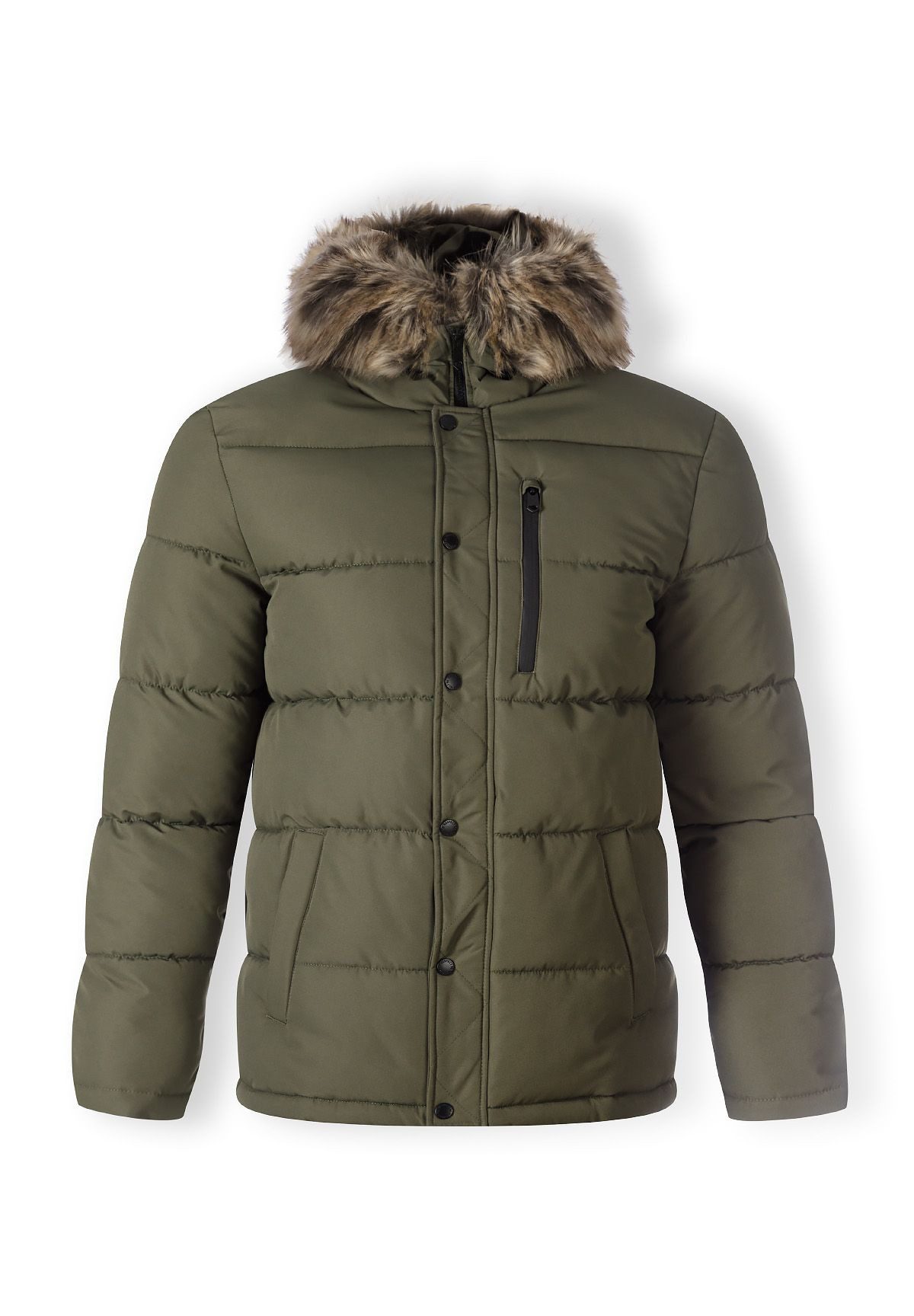 Respect Winterjacke Gefütterte Jacke mit Fellimitat (XS-XXL) günstig online kaufen
