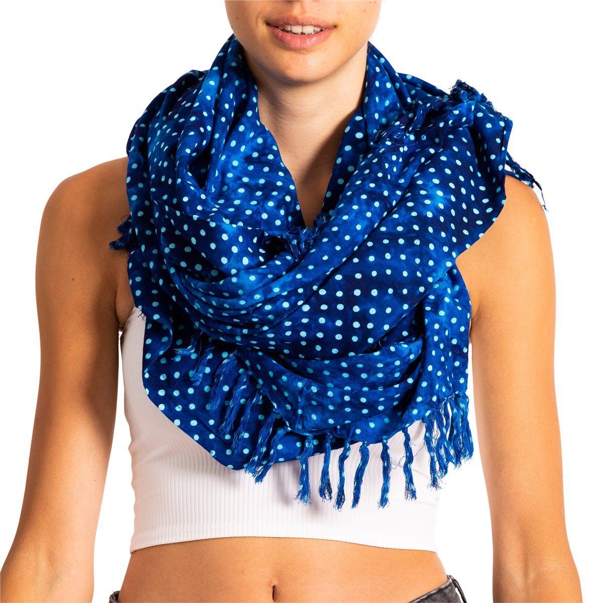 PANASIAM Pareo Sarong Wachsbatik Blautöne aus günstig online kaufen