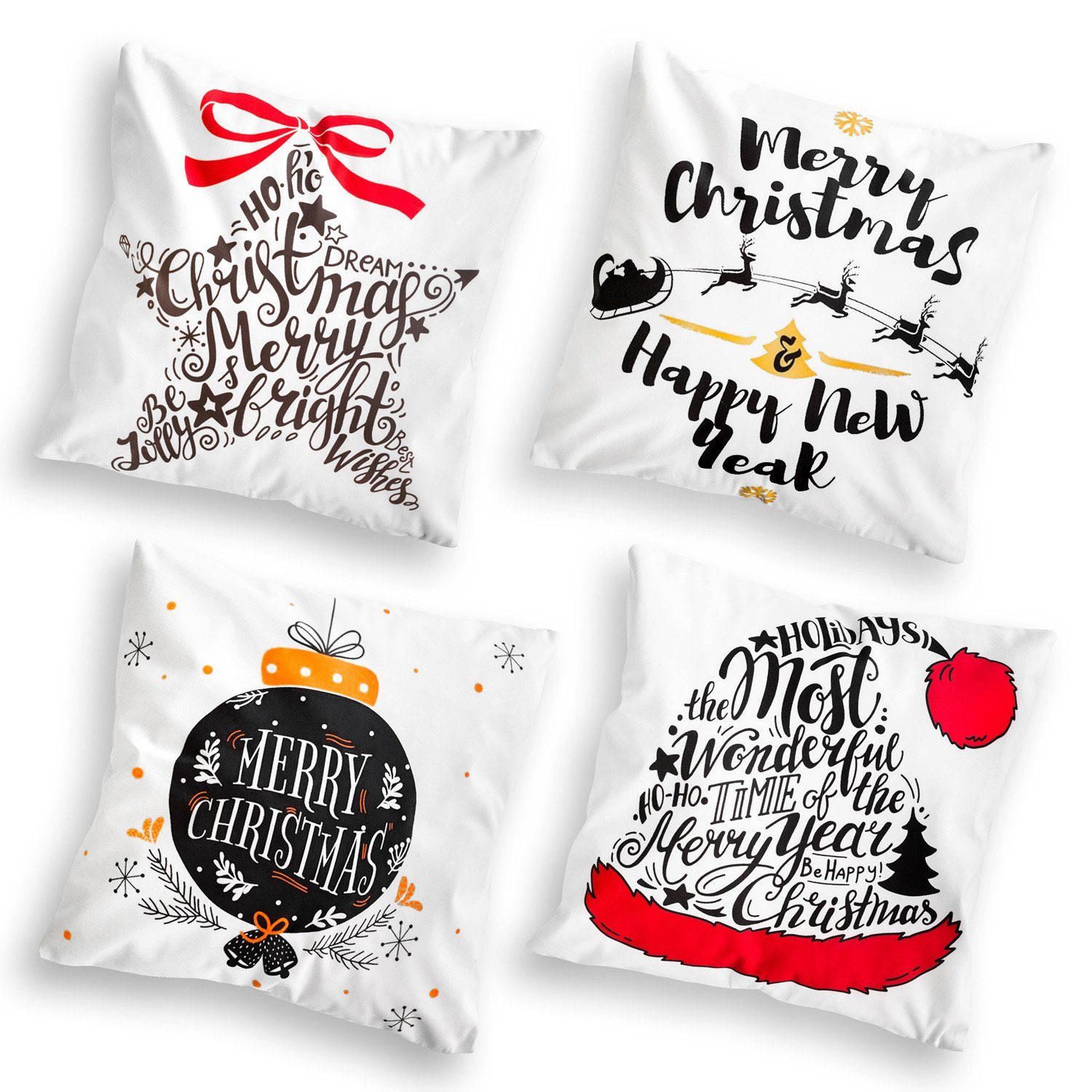 MyBeautyworld24 Kissenbezüge 4 x Kissenbezug aus günstig online kaufen