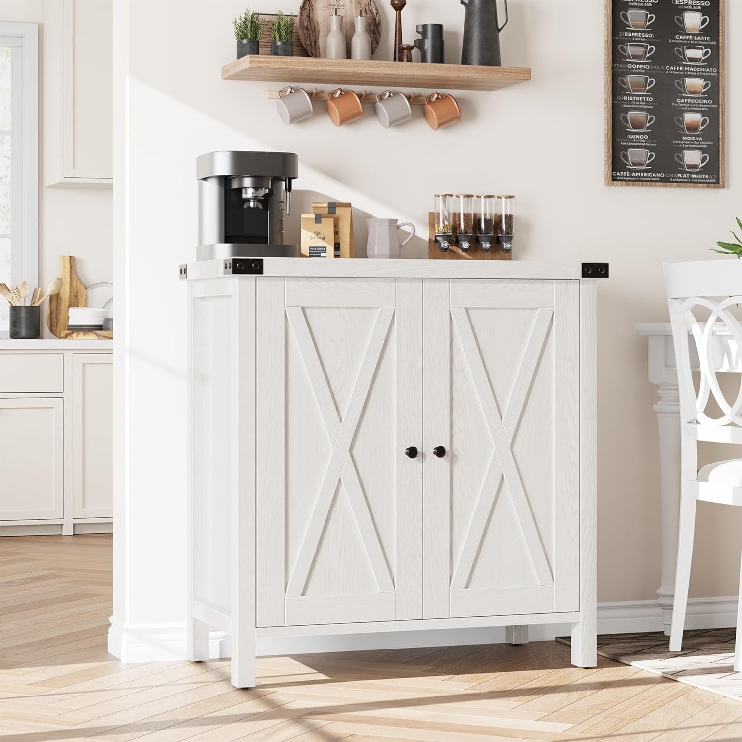GarveeMore Unterschrank Küchenschrank Sideboard mit Türen, günstig online kaufen