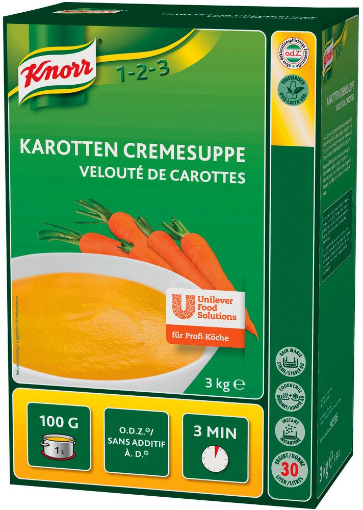 Knorr Fertiggericht, Knorr Karotten Cremesuppe