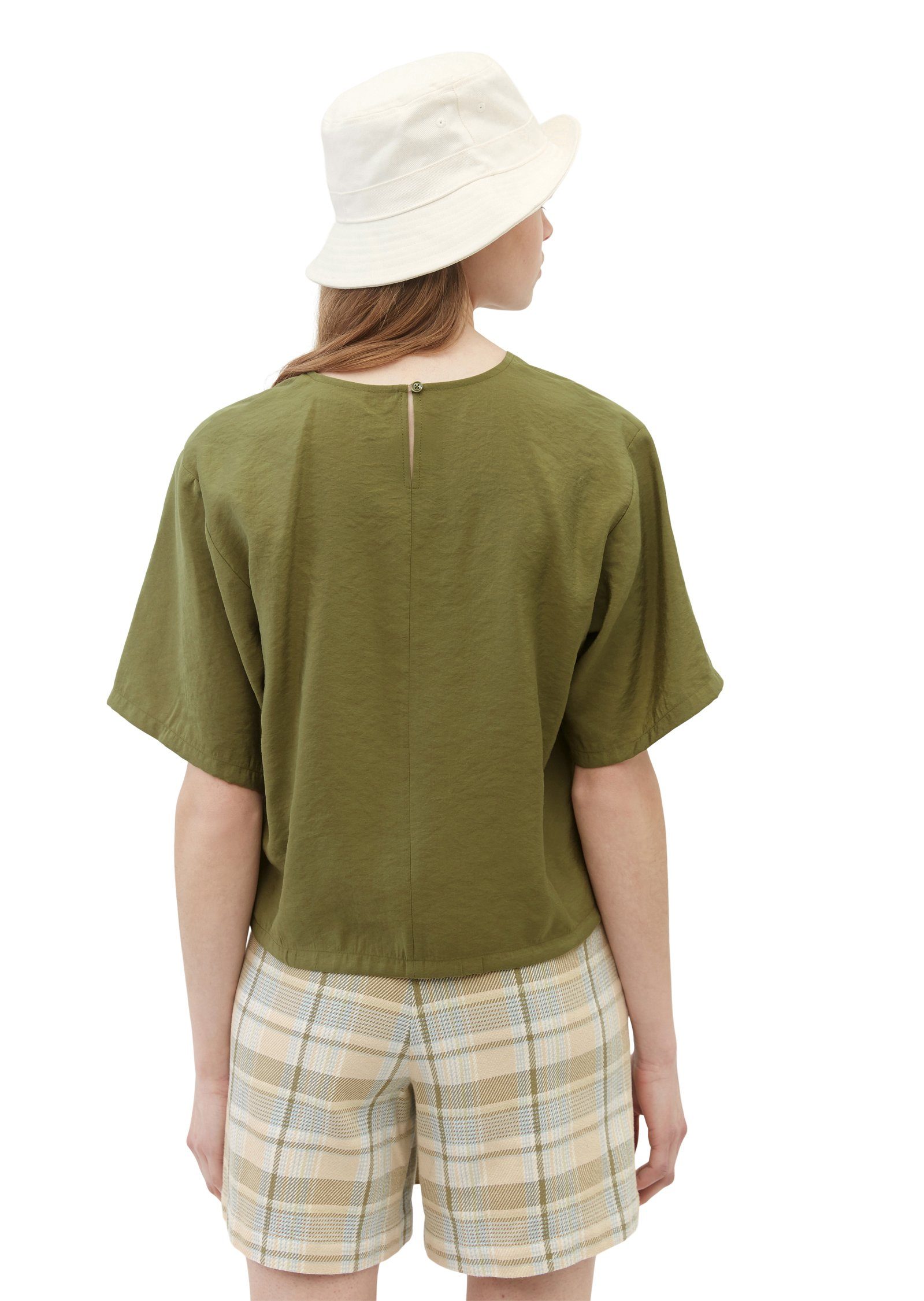 Damen Shirts Marc O'Polo DENIM Kurzarmbluse aus TENCEL™ Modal