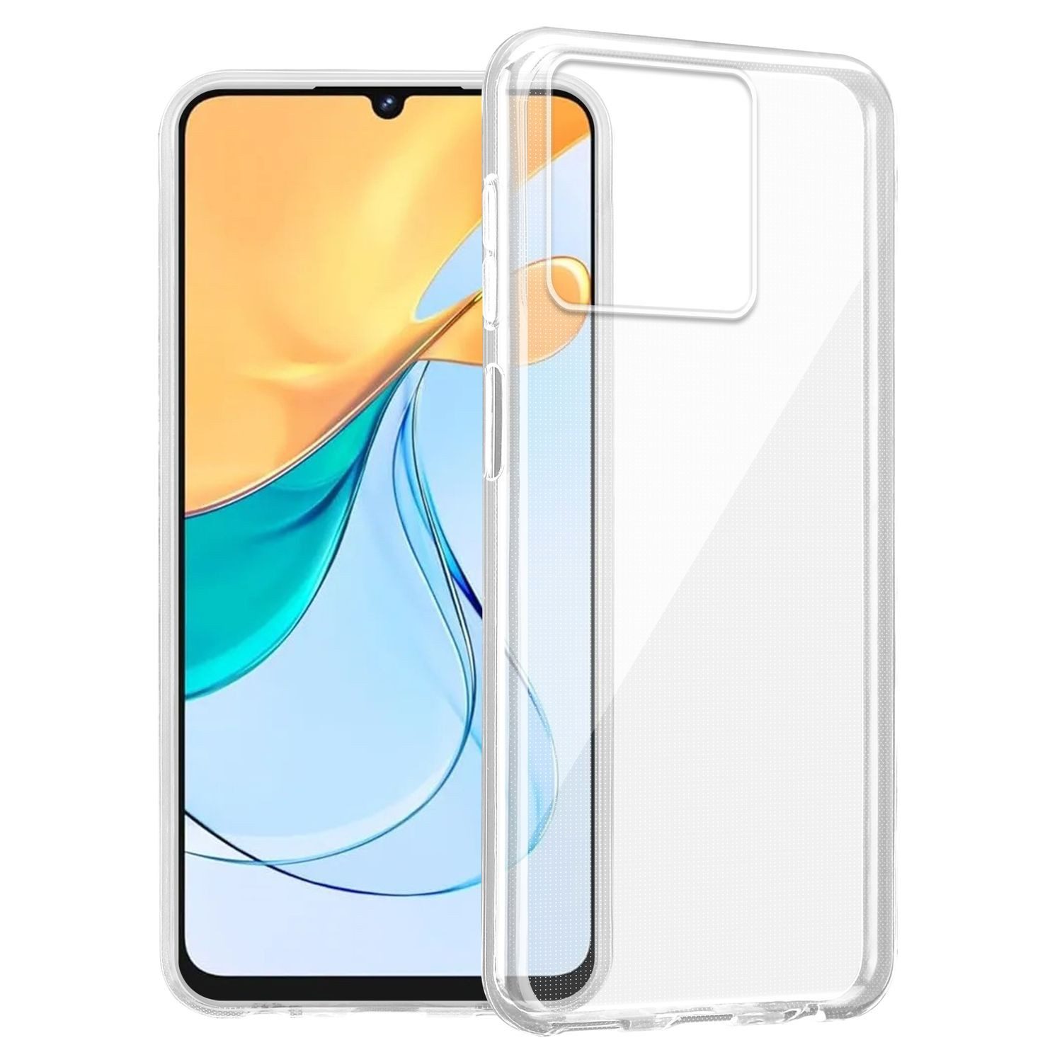 Cadorabo Handyhülle für ZTE Blade V50 Vita Hülle ZTE Blade V50 Vita, Hülle TPU Silikon Handy Schutzhülle Slim Transparent Case Cover