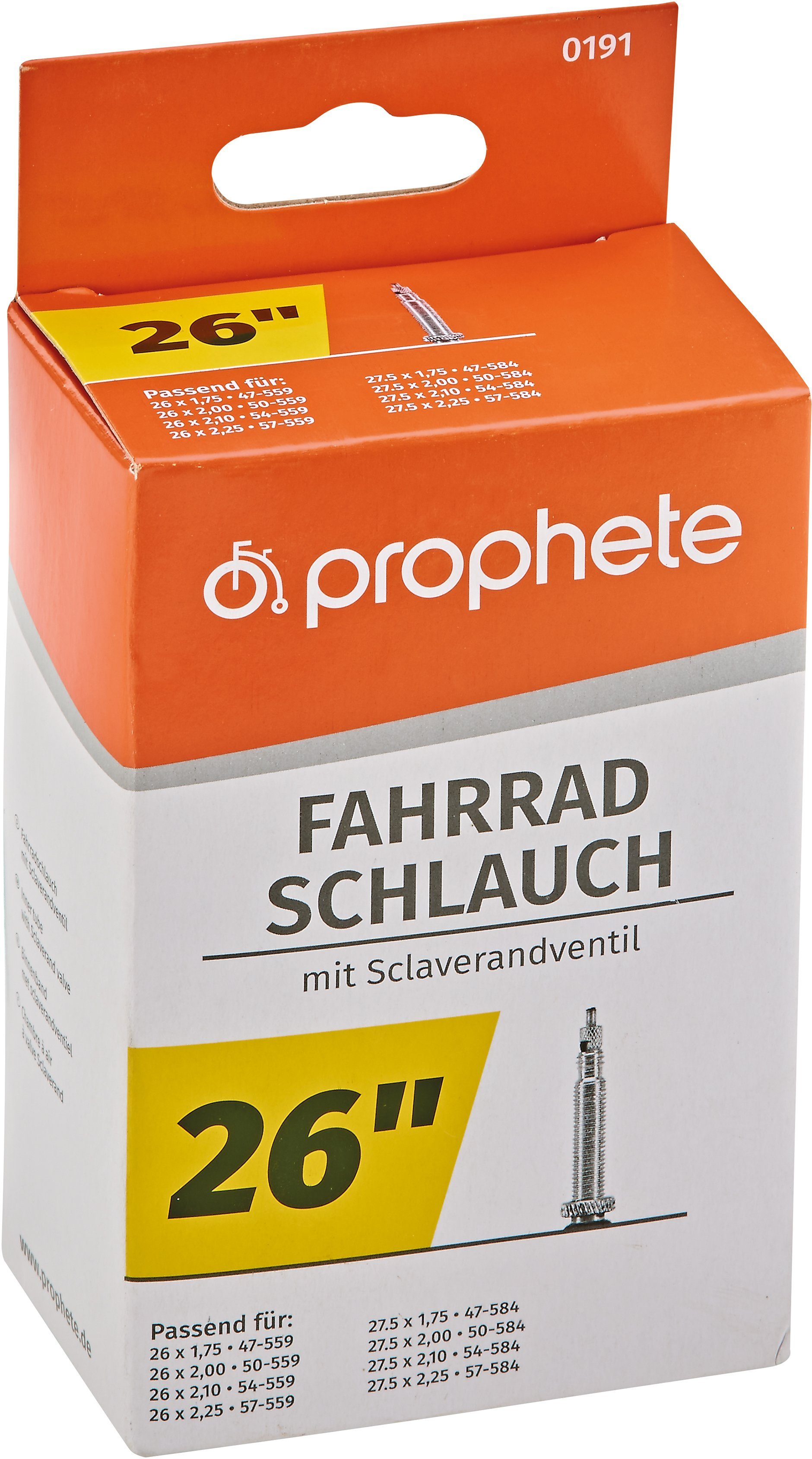 Prophete Fahrradschlauch, 26 Zoll (66,04 cm)
