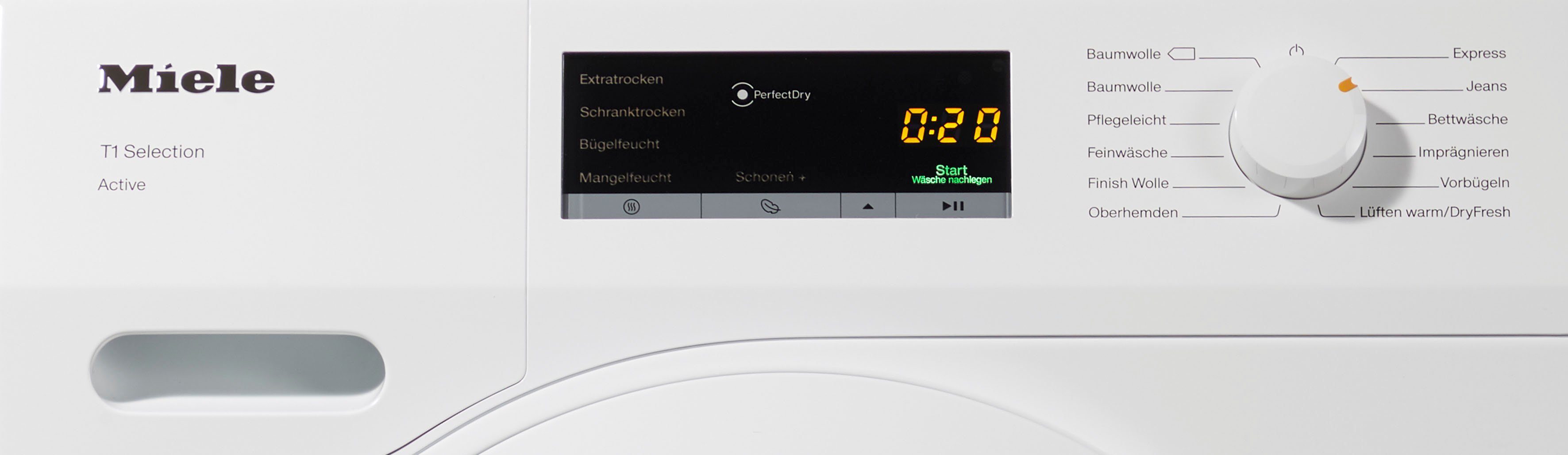 zur Trocknung kg, Miele TSA213WP Wärmepumpentrockner 7 punktgenauen PerfectDry Active,