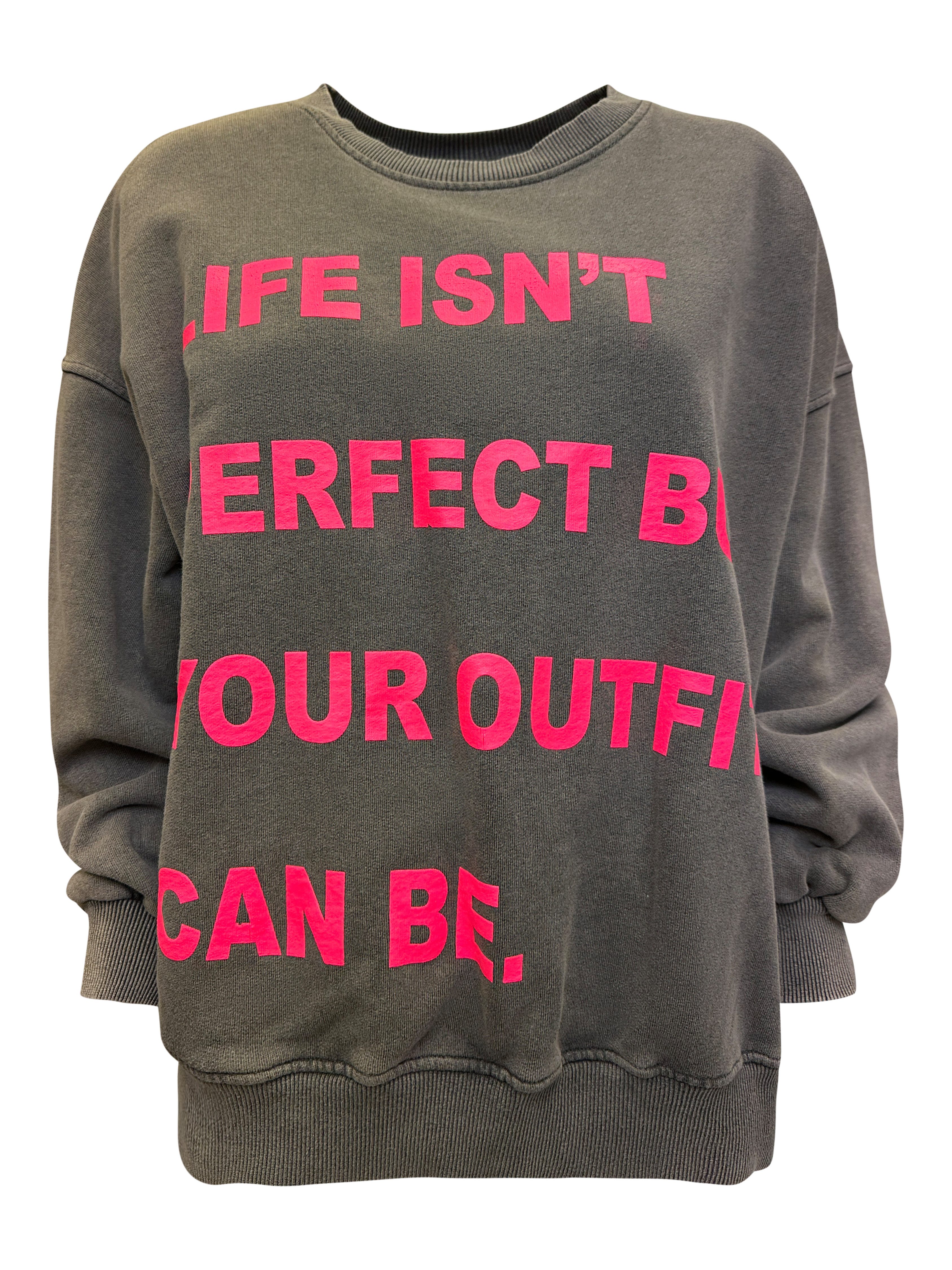 Worldclassca Sweatshirt Worldclassca Sweatshirt Langarmshirt Schriftzug Vintage Pullover