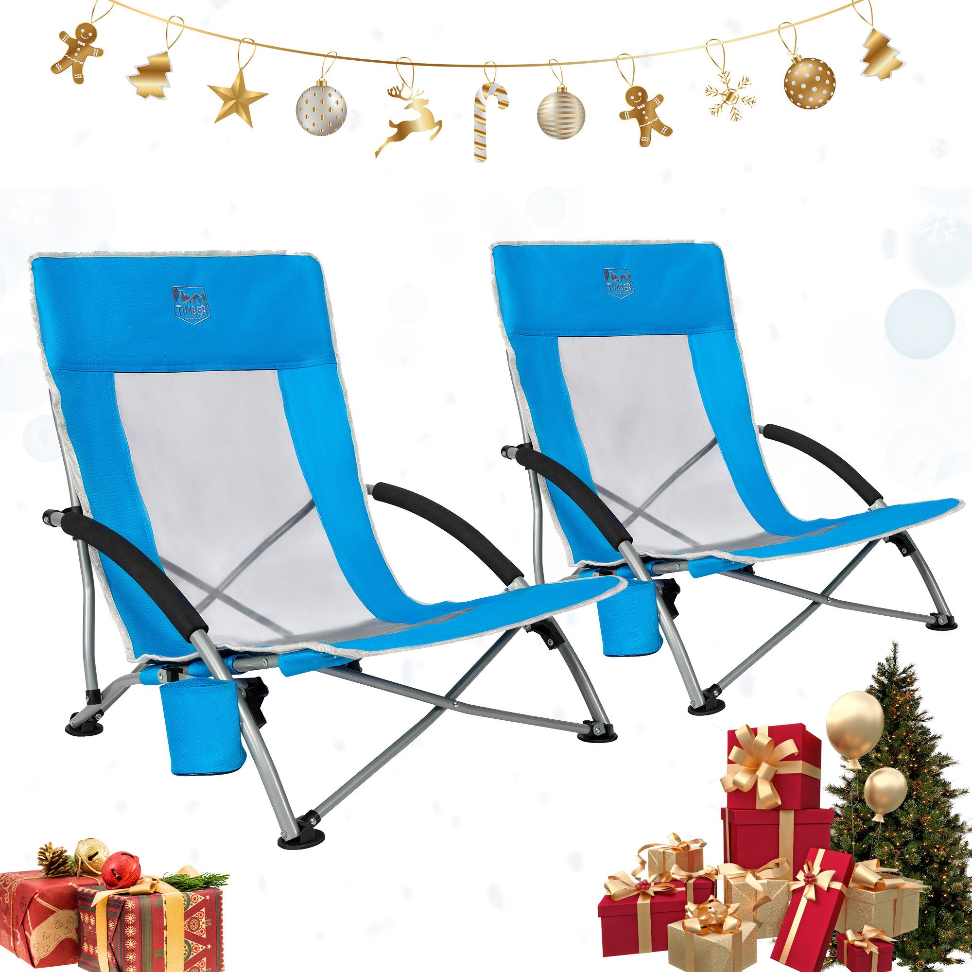 TIMBER RIDGE Klappstuhl Klappbar Strandstuhl, leicht Campingstuhl, 150kg be günstig online kaufen