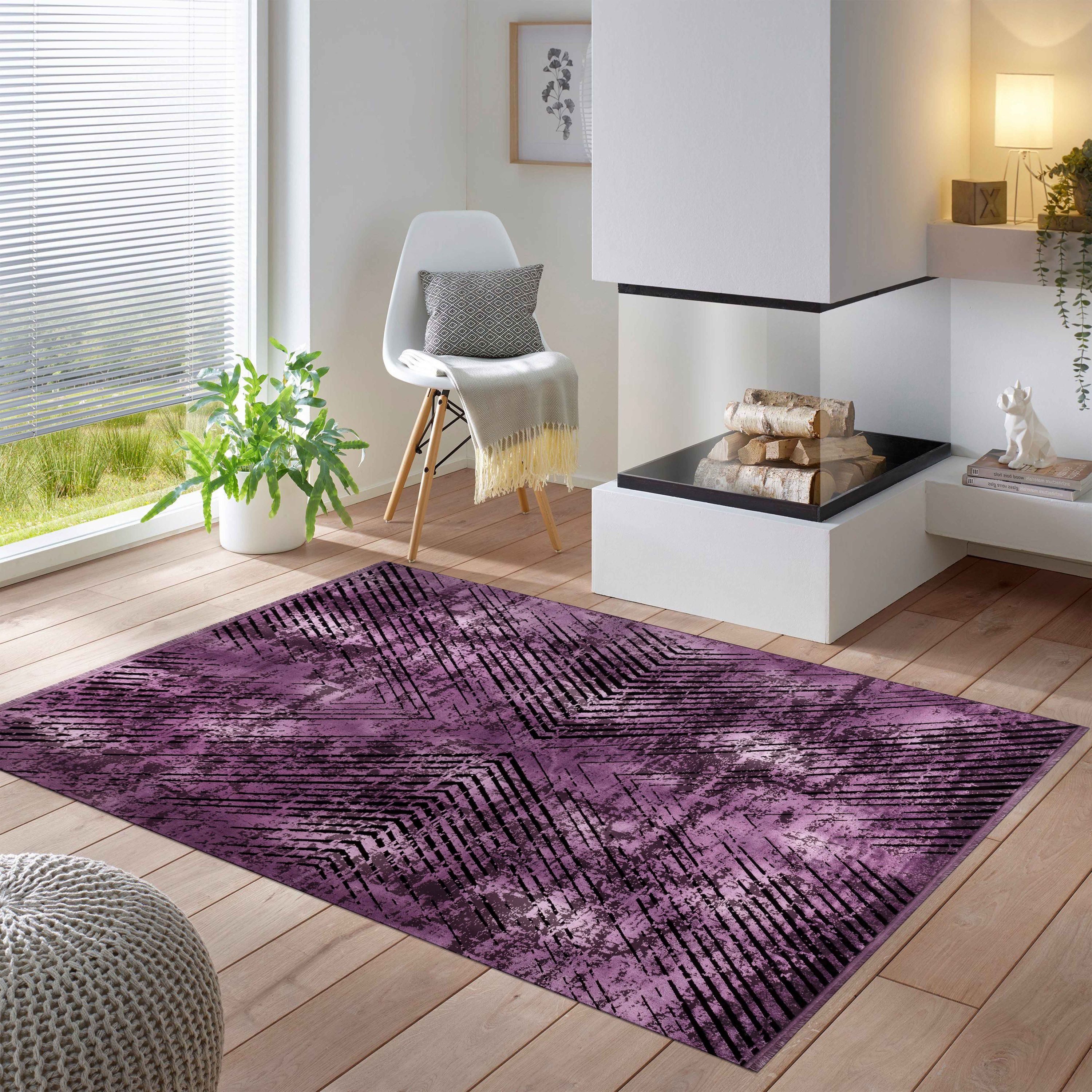 SIMPEX24 Teppich Vintage Design, Rechteckig, Höhe: günstig online kaufen