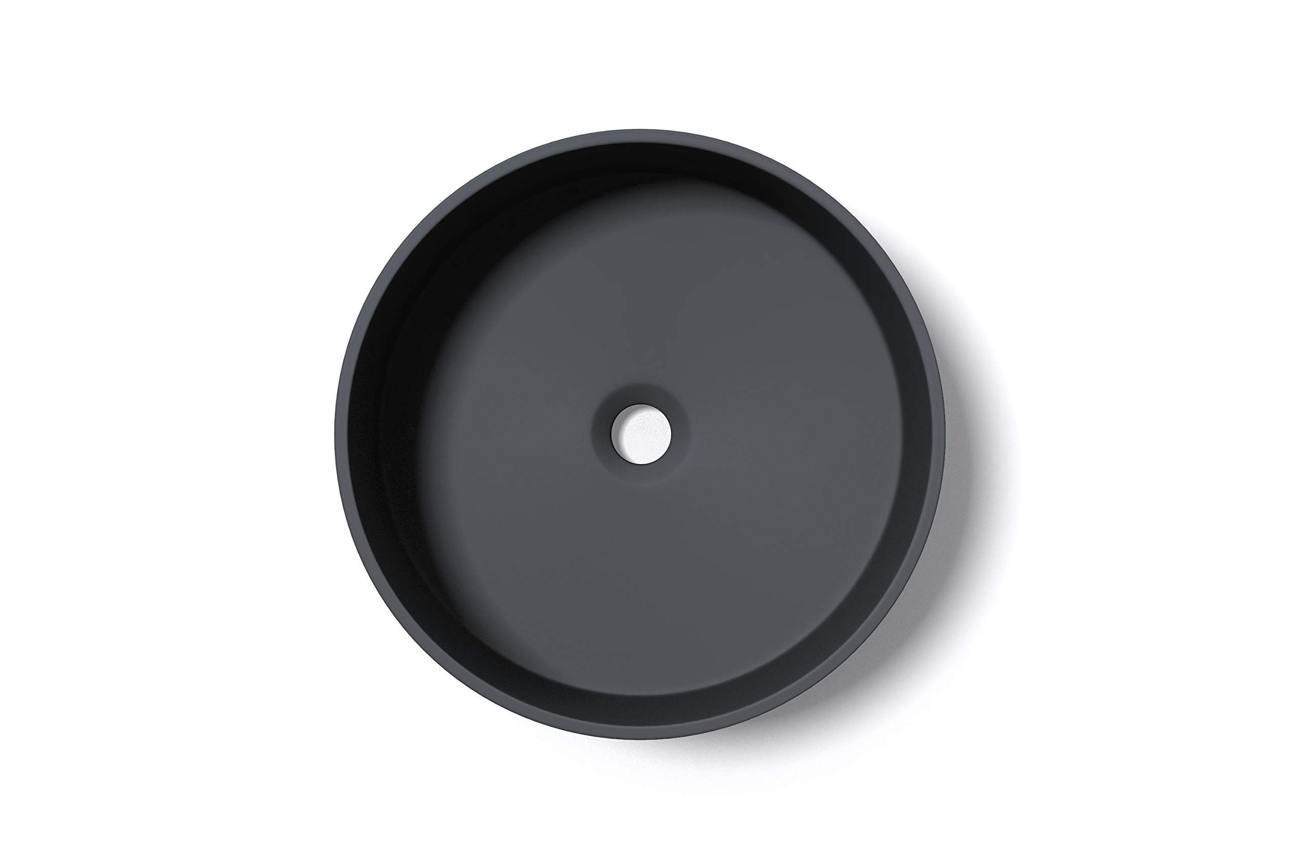 Mai & Mai Aufsatzwaschbecken Waschbecken Waschtisch rund Aufsatzwaschbecken Gussmarmor M804