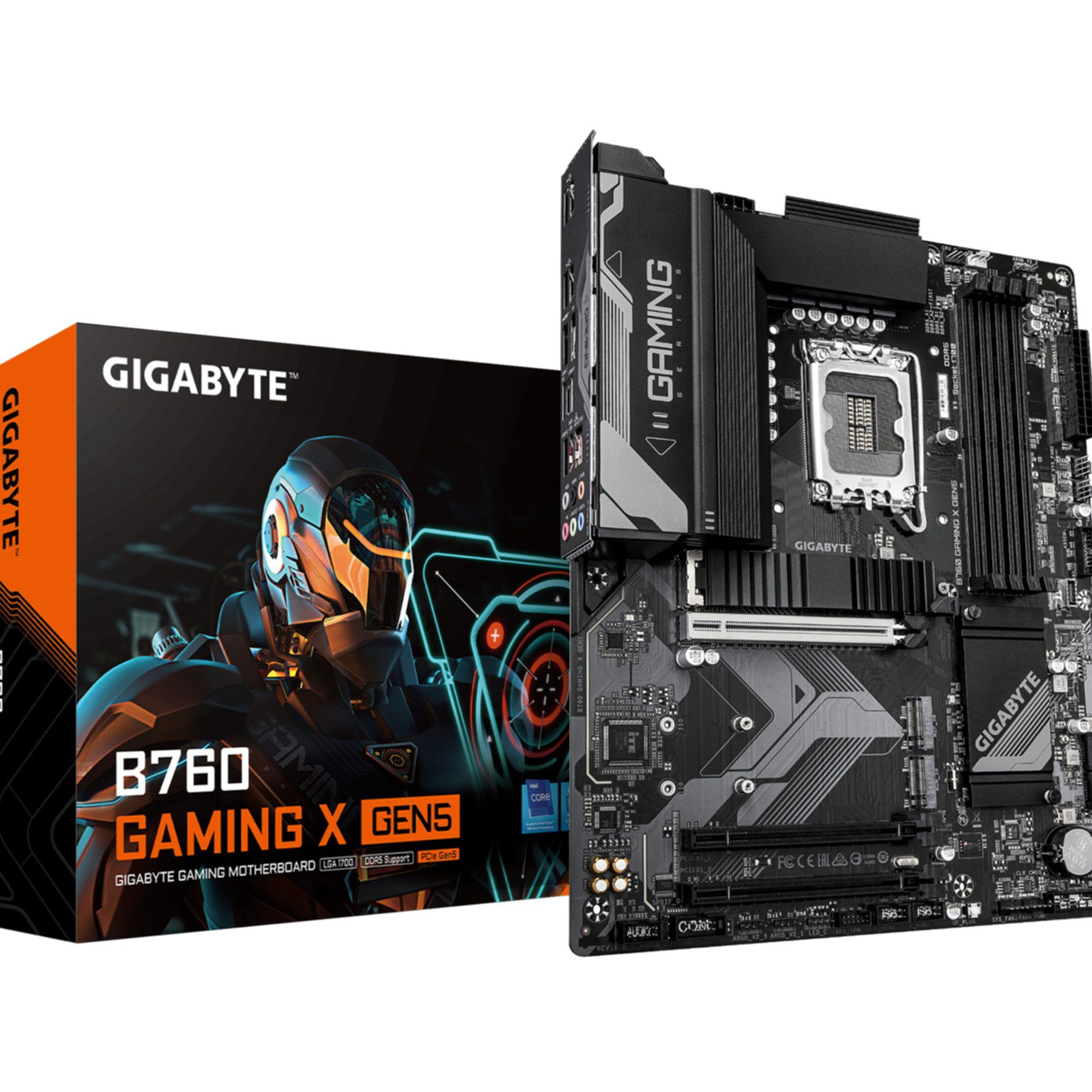 Gigabyte B760 GAMING X GEN5 Mainboard – Unterstützt Intel Core Prozessoren der Mainboard